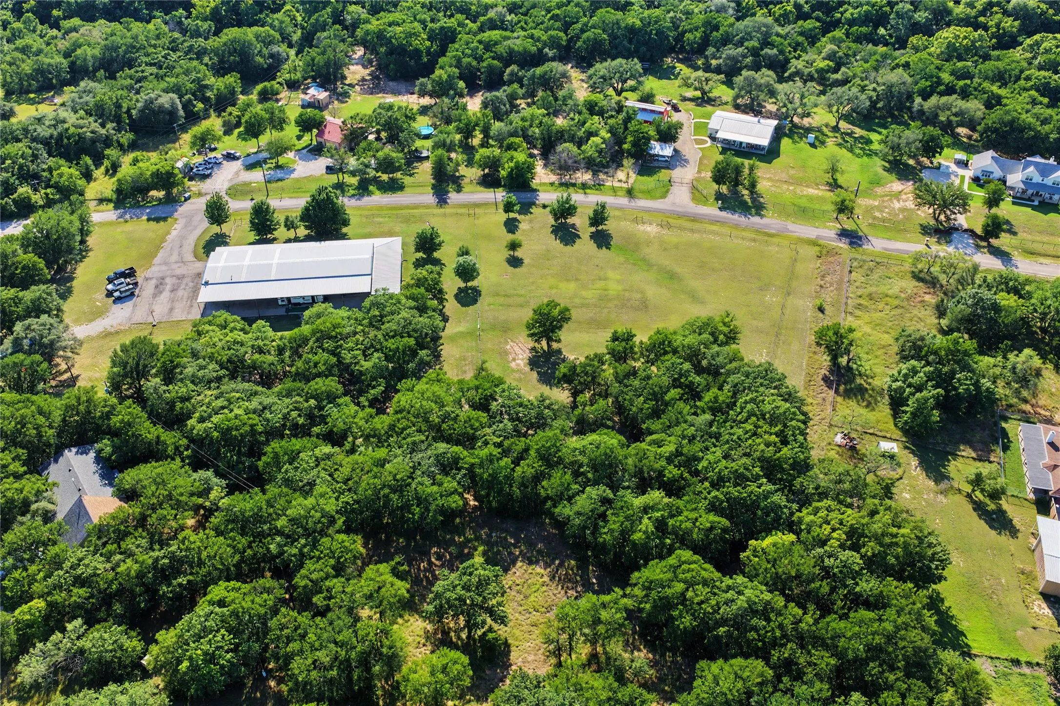 A perfect blend of trees and pasture