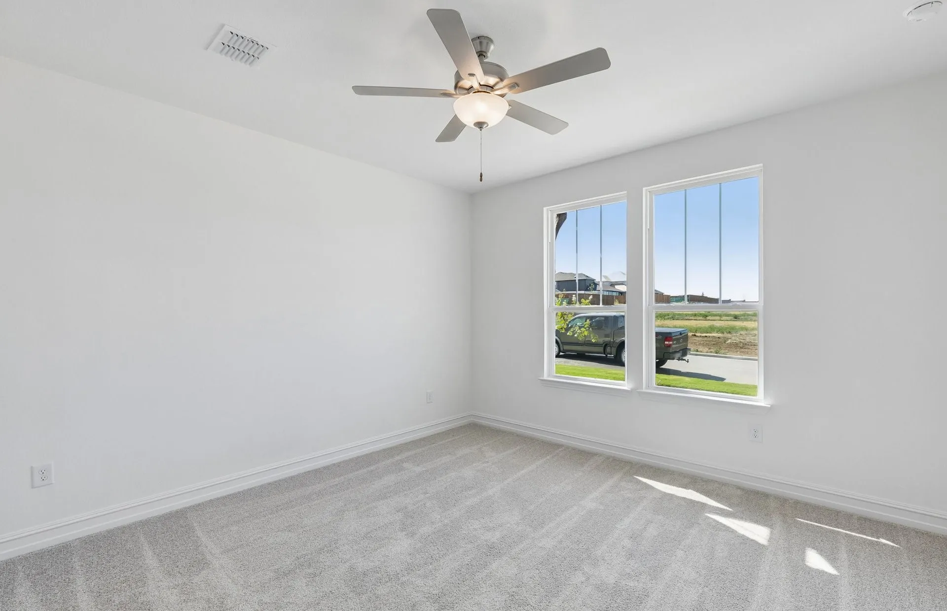 Spacious owners suite with large window