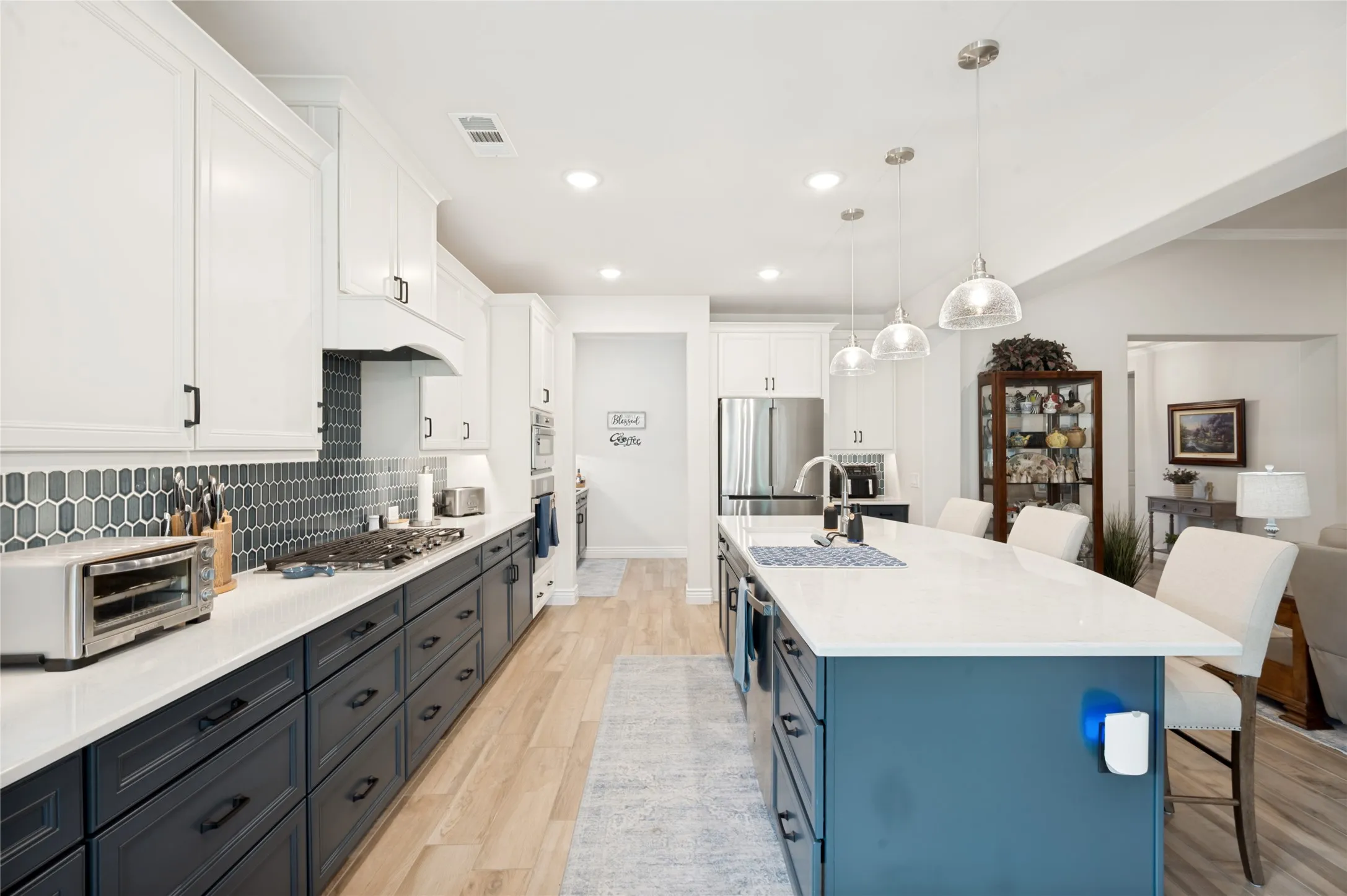 Gas Range and all upgraded GE Profile appliances.