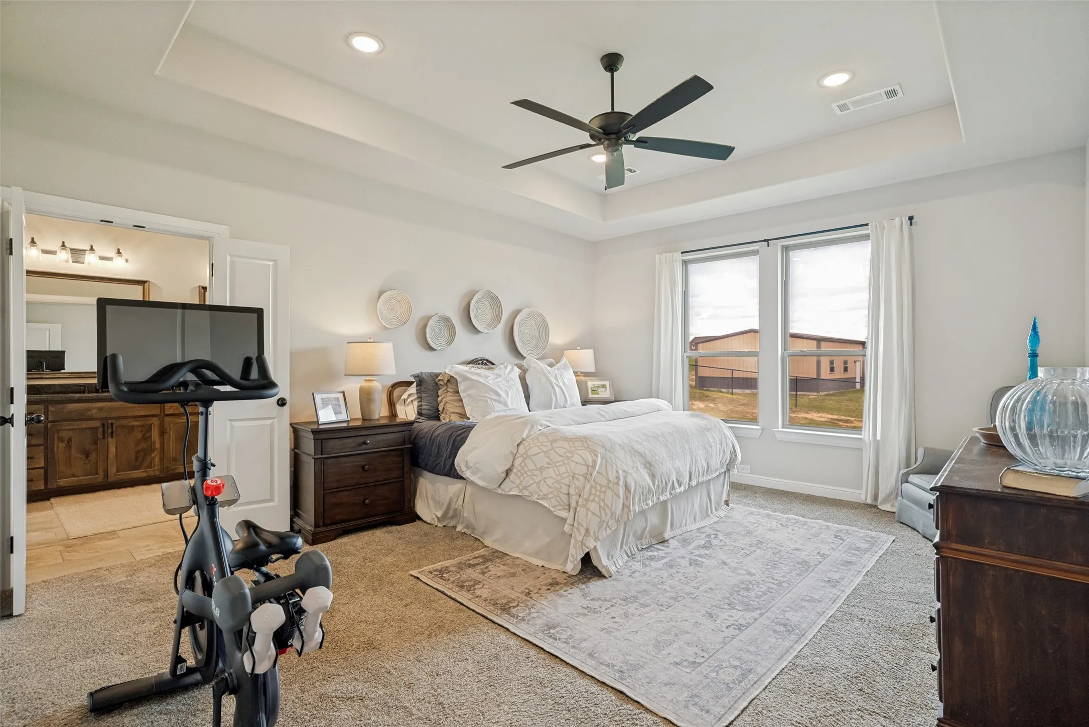 Spacious, light and bright primary with ensuite bath