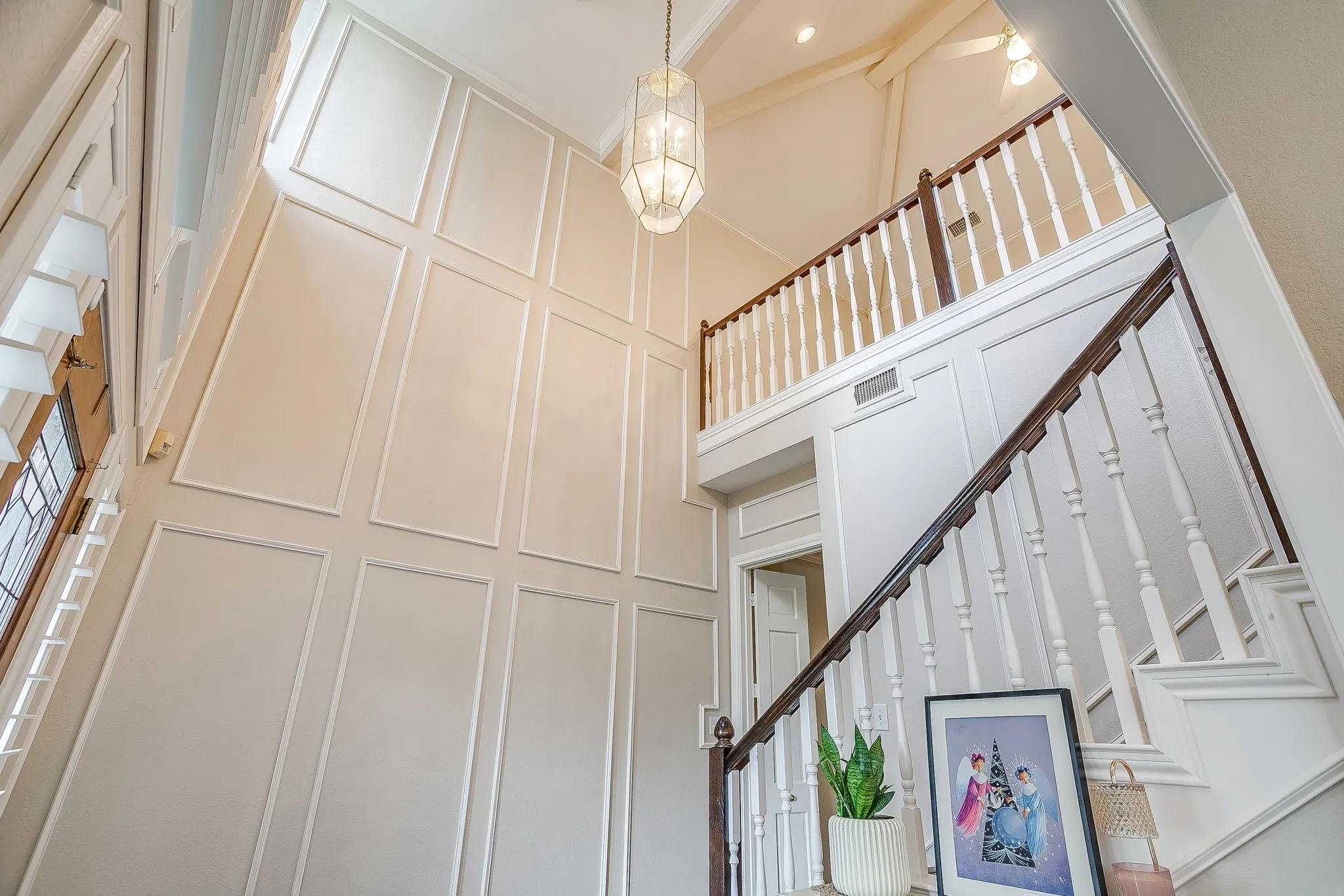 Grand two story entry