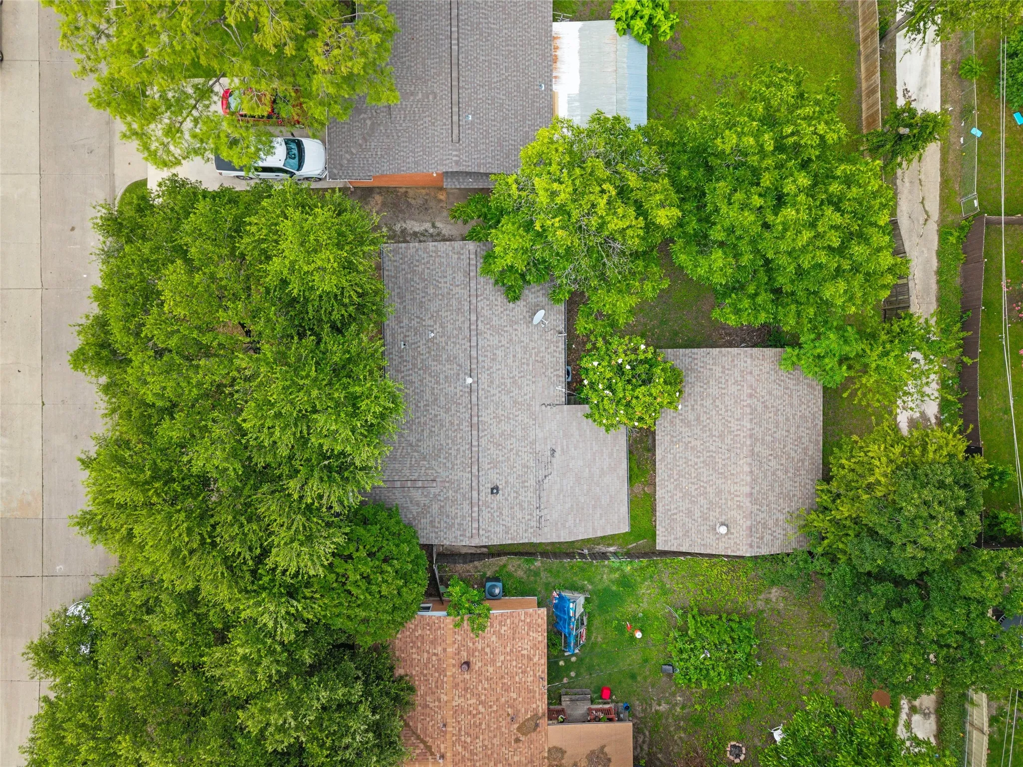 Aerial view of this beautiful home.