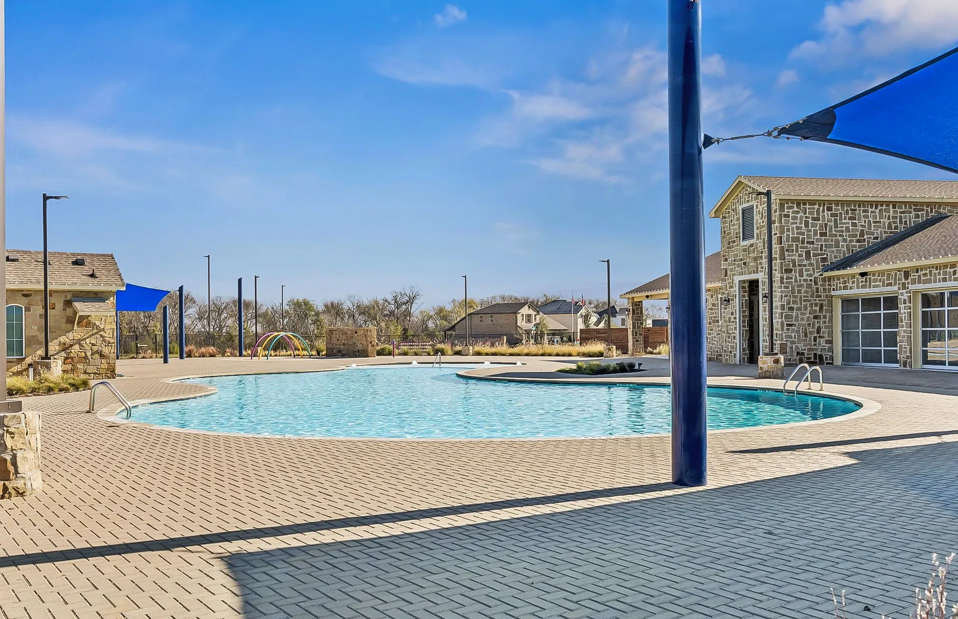 Sparkling Pool and Splash Pad