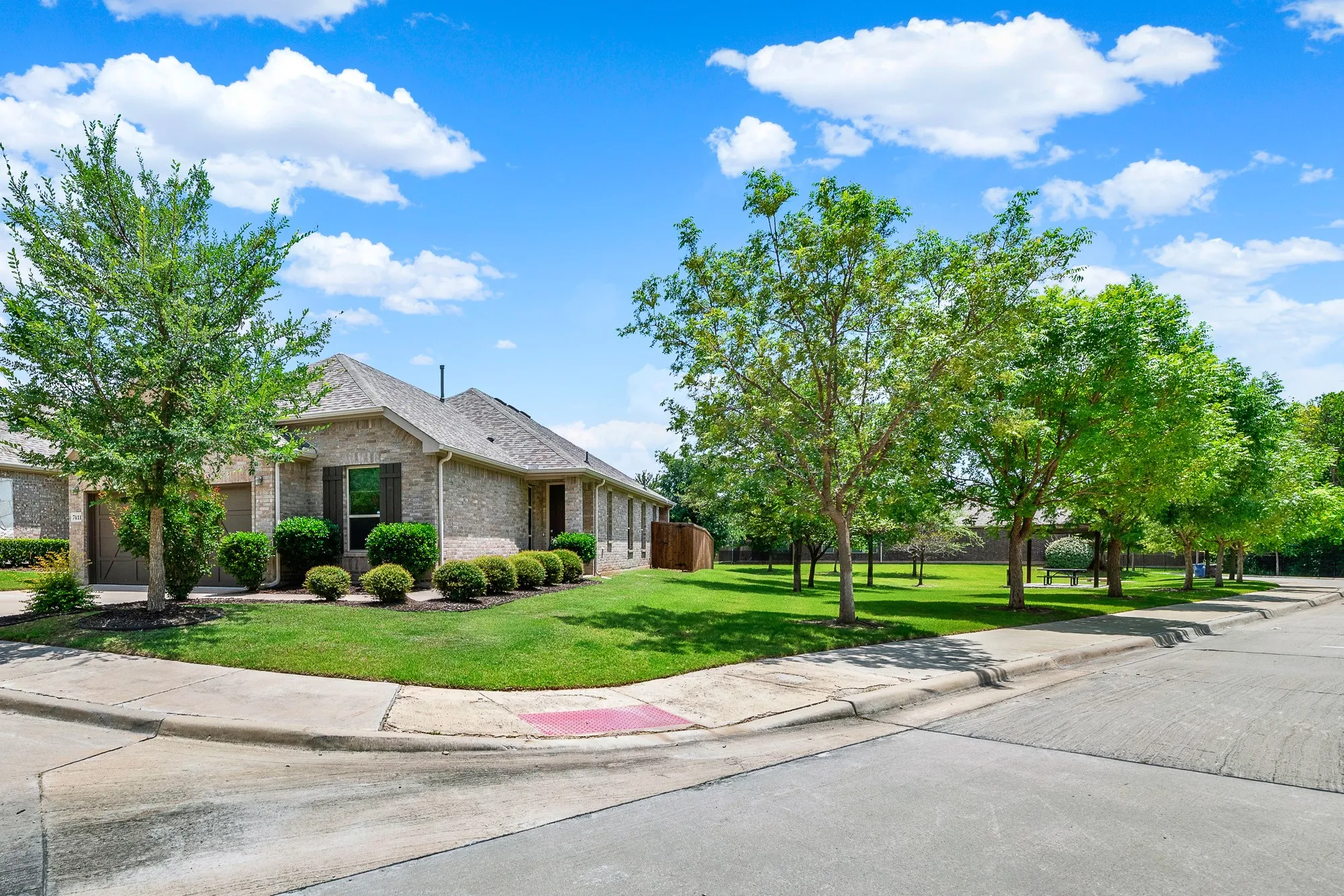 A charming and expansive corner lot, plus backing to the community park ensures privacy on 2 sides of your home!