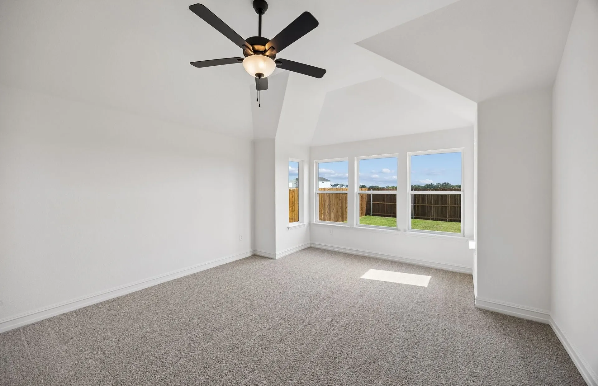 Large windows in primary bedroom