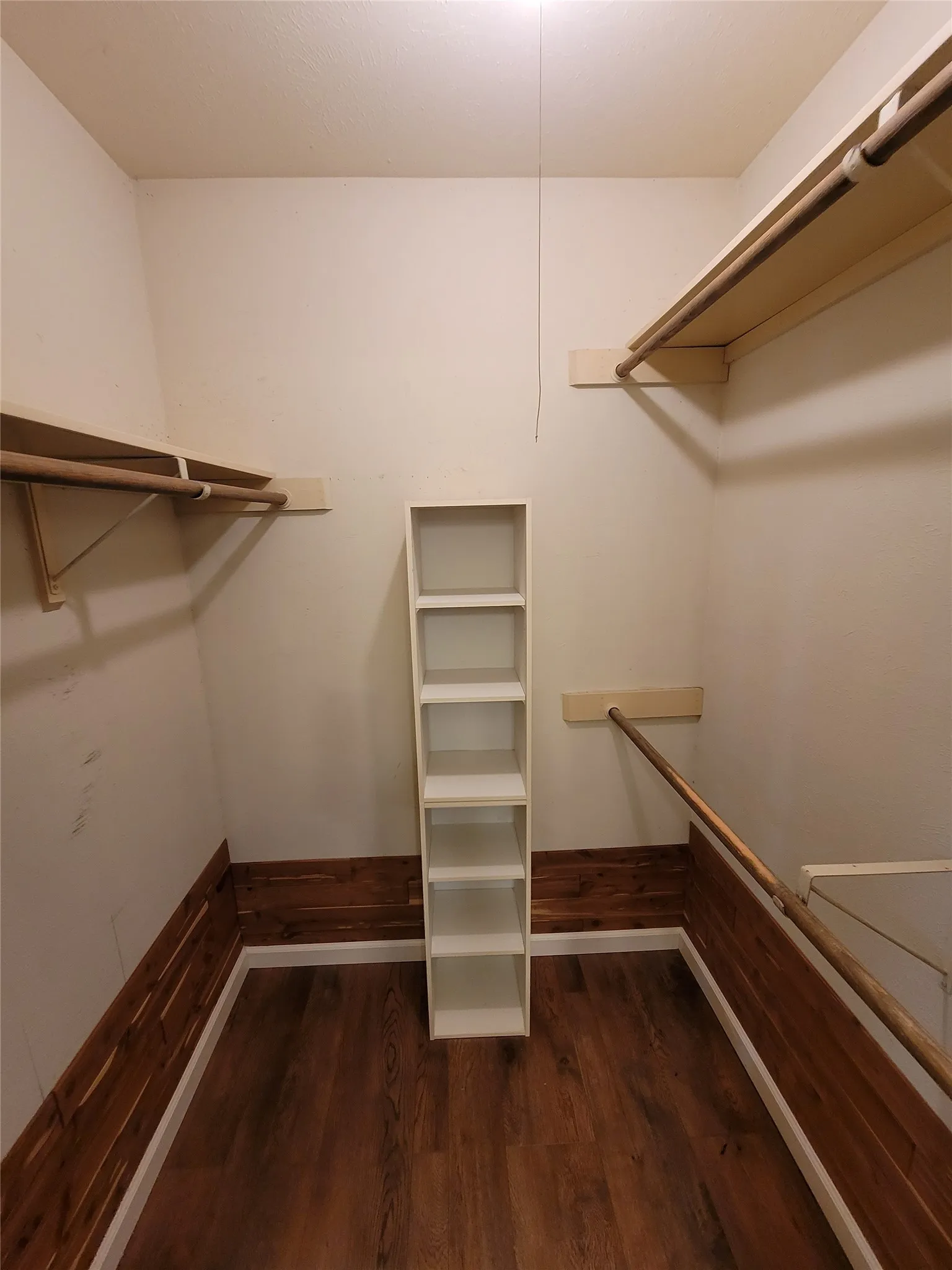 Spacious master closet