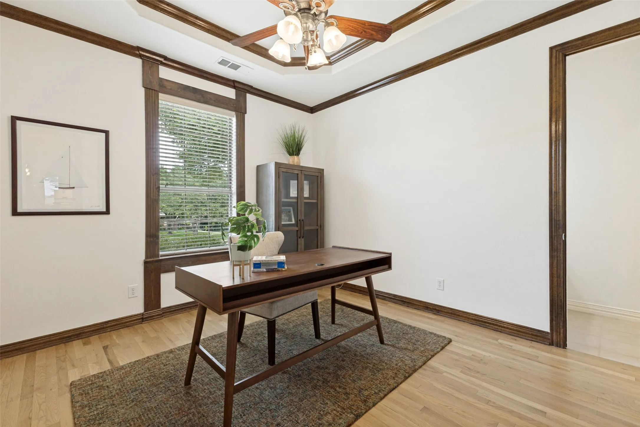 Dedicated office on first floor in private area