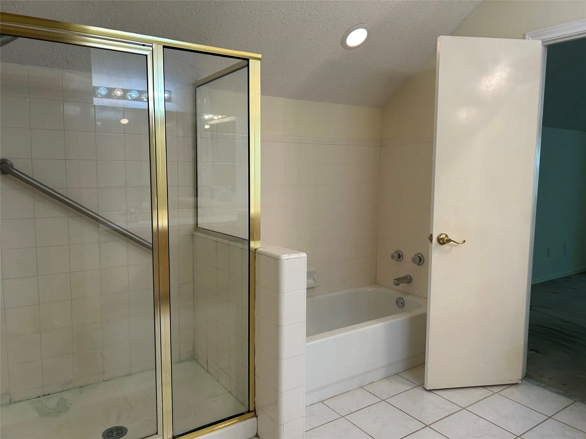 separate shower-tub