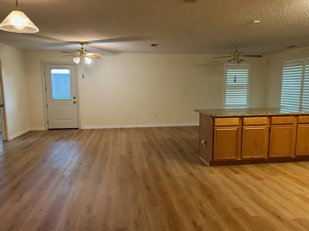 Kitchen & family area