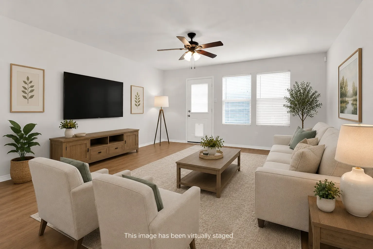 Virtually stage