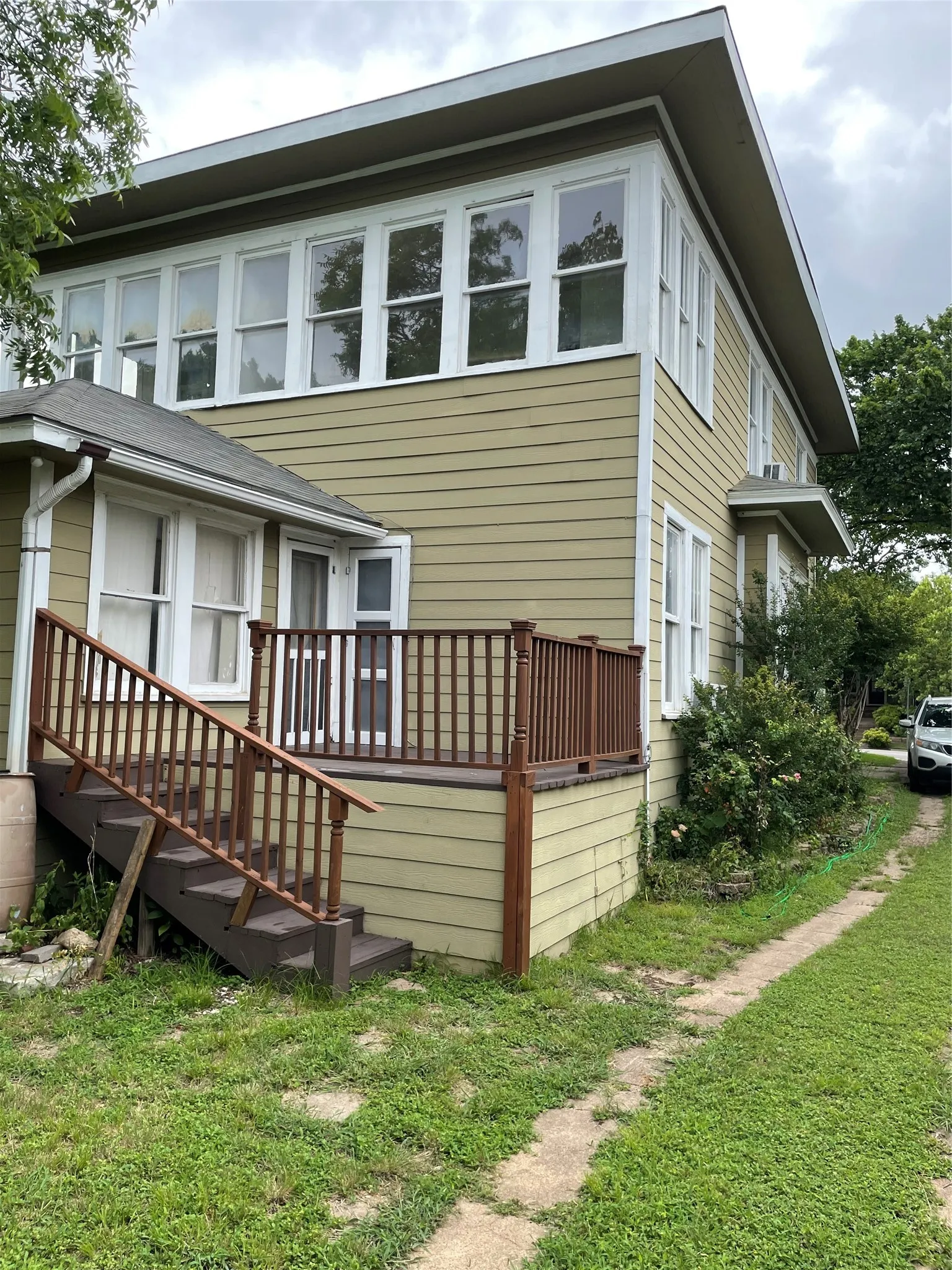 back of property