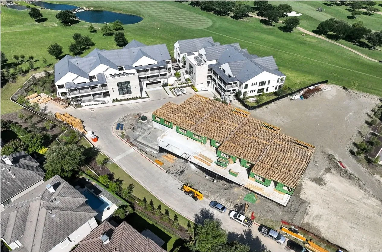 AERIAL VIEW OF VILLA FIVE