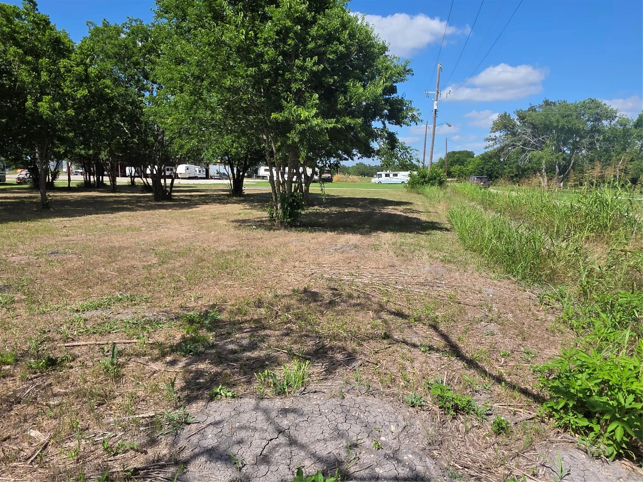 View from back corner of lot