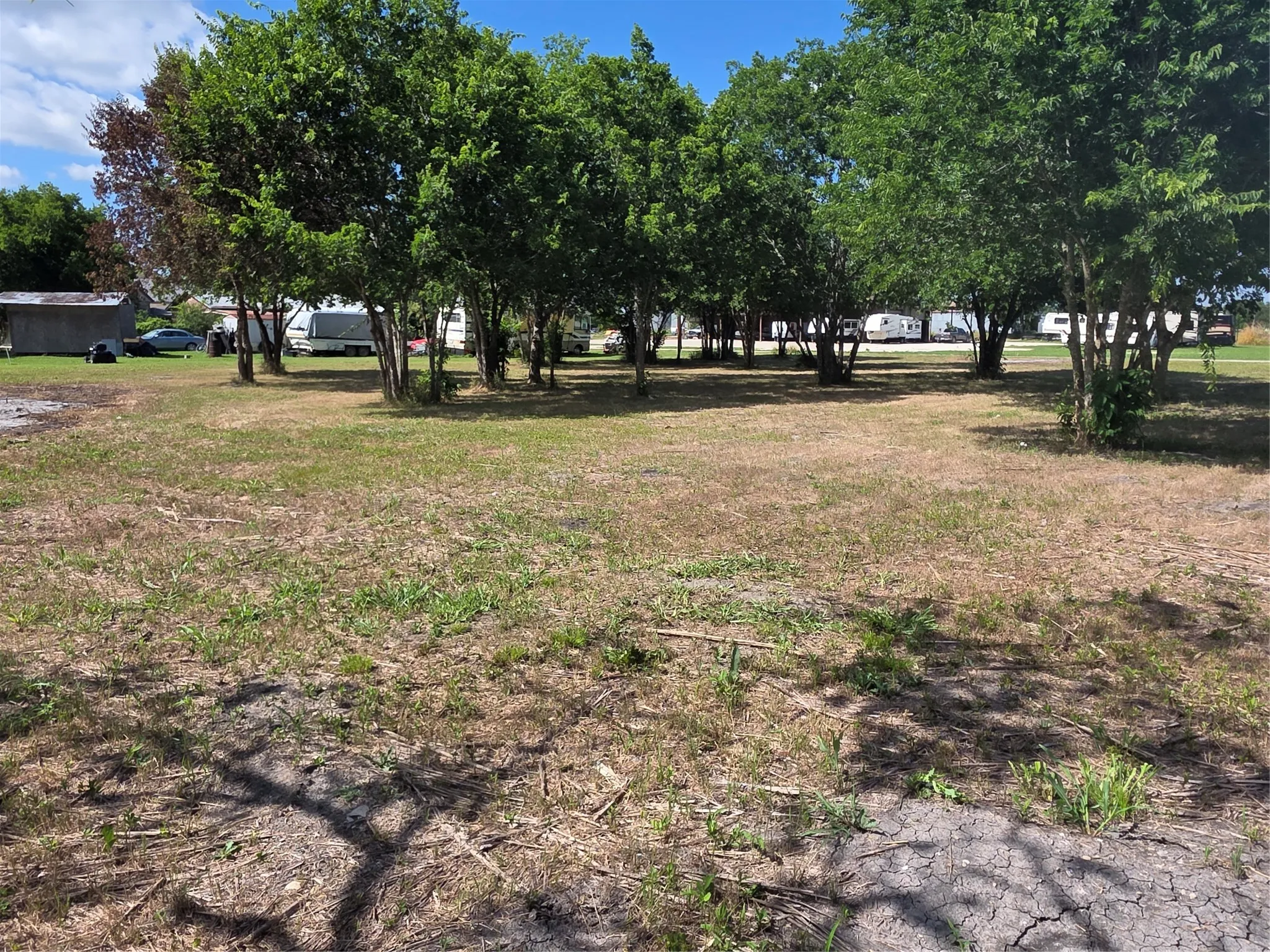 view from back of lot