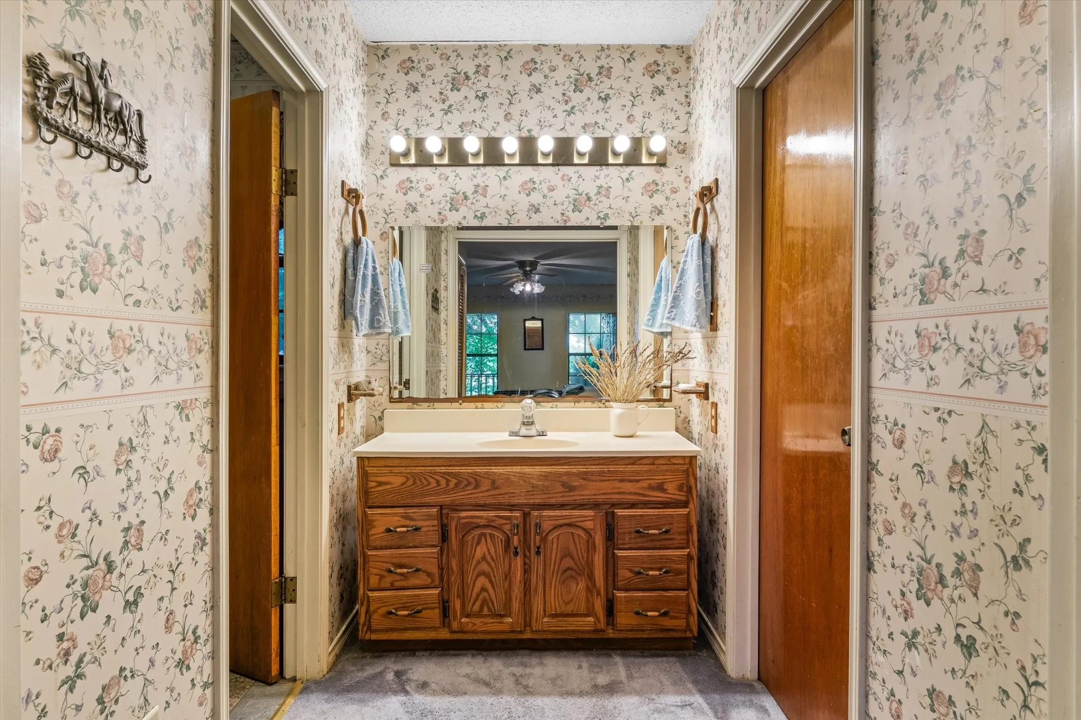Walk-in closet to the right.