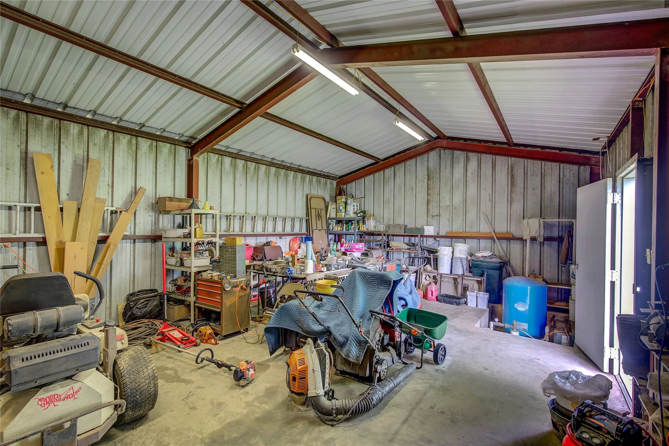 Inside the workshop