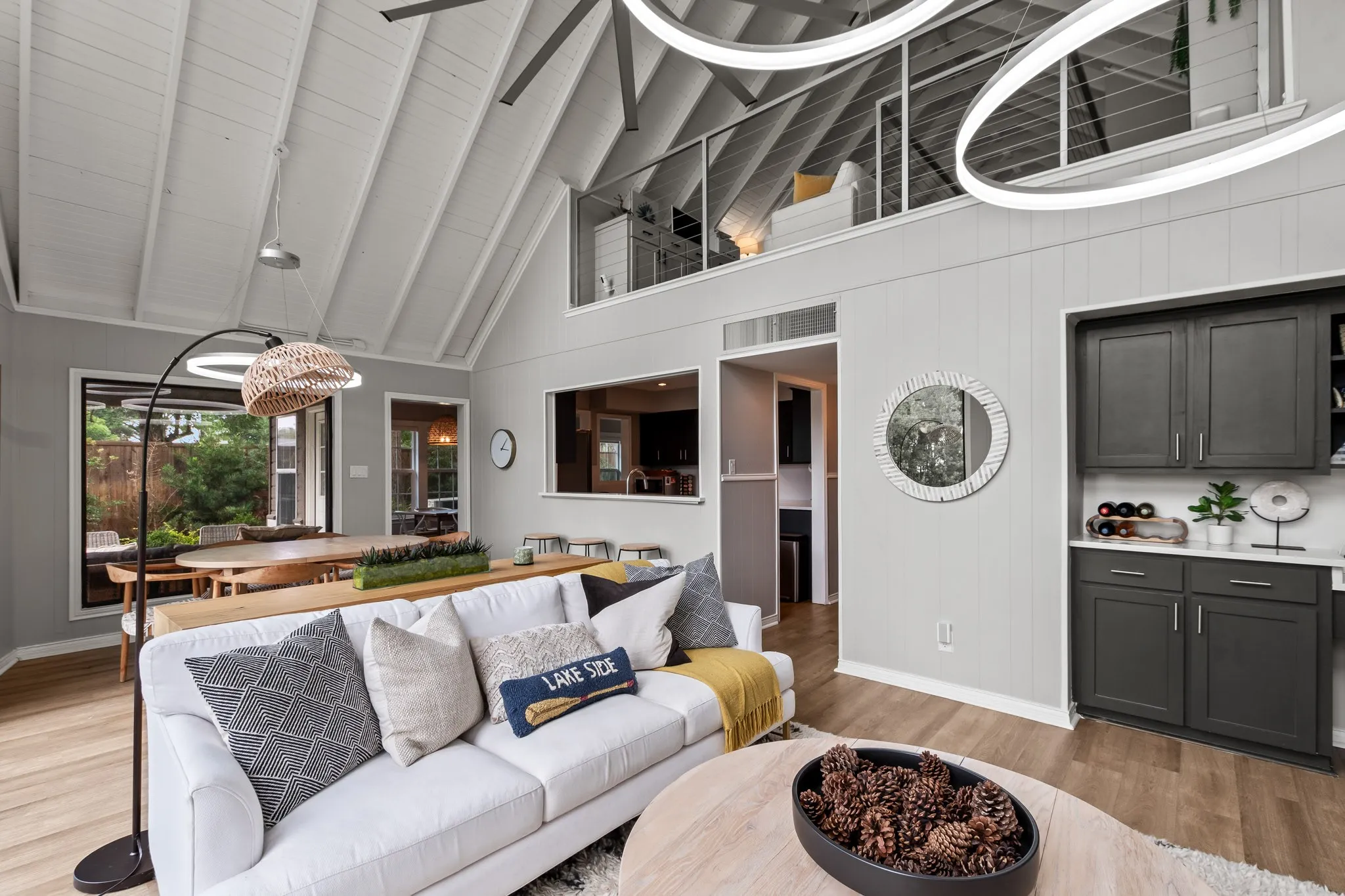 Living Area Showcasing Flow of The Home