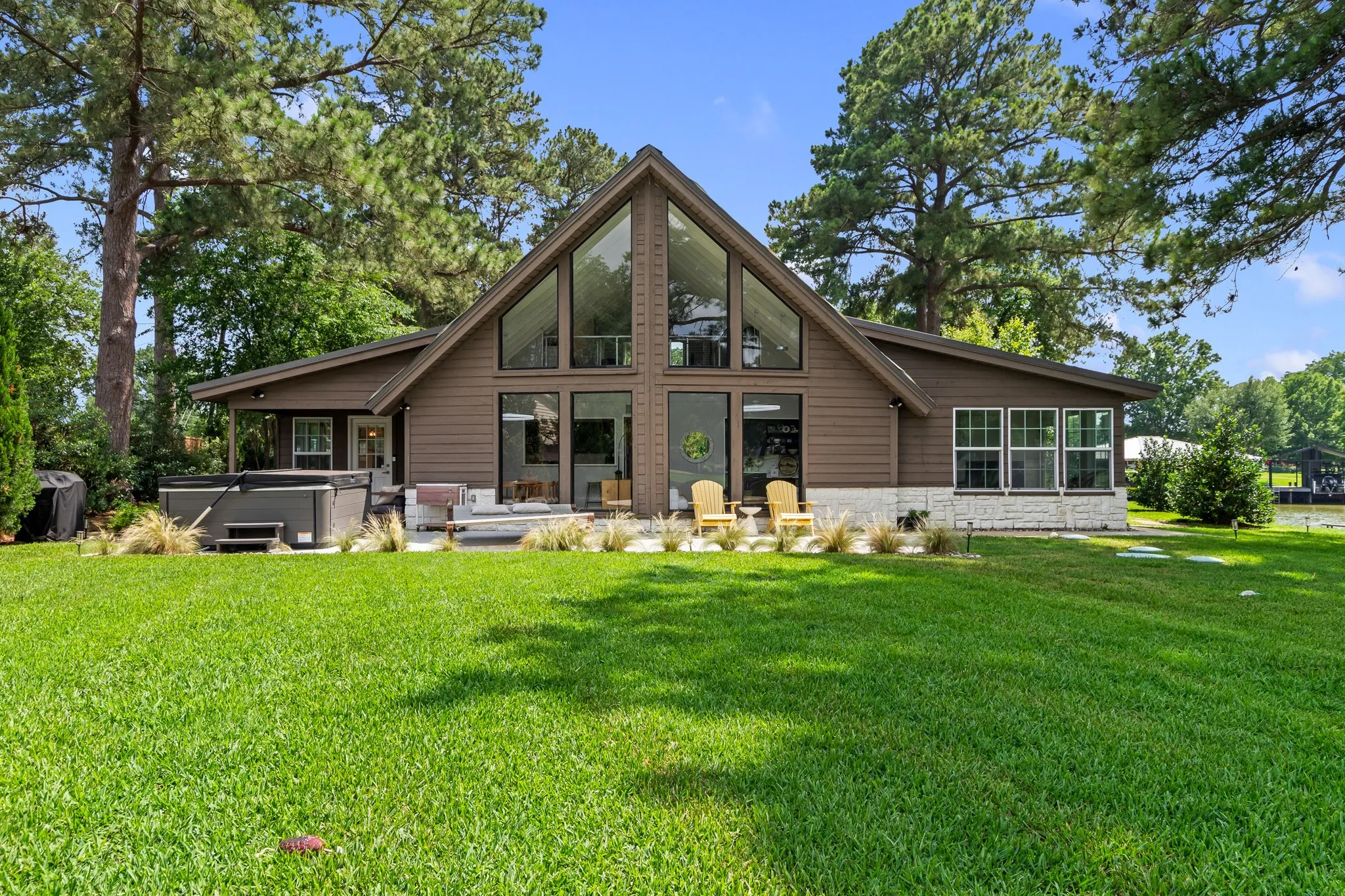 Beautiful Rear Exterior Overlooking the Property