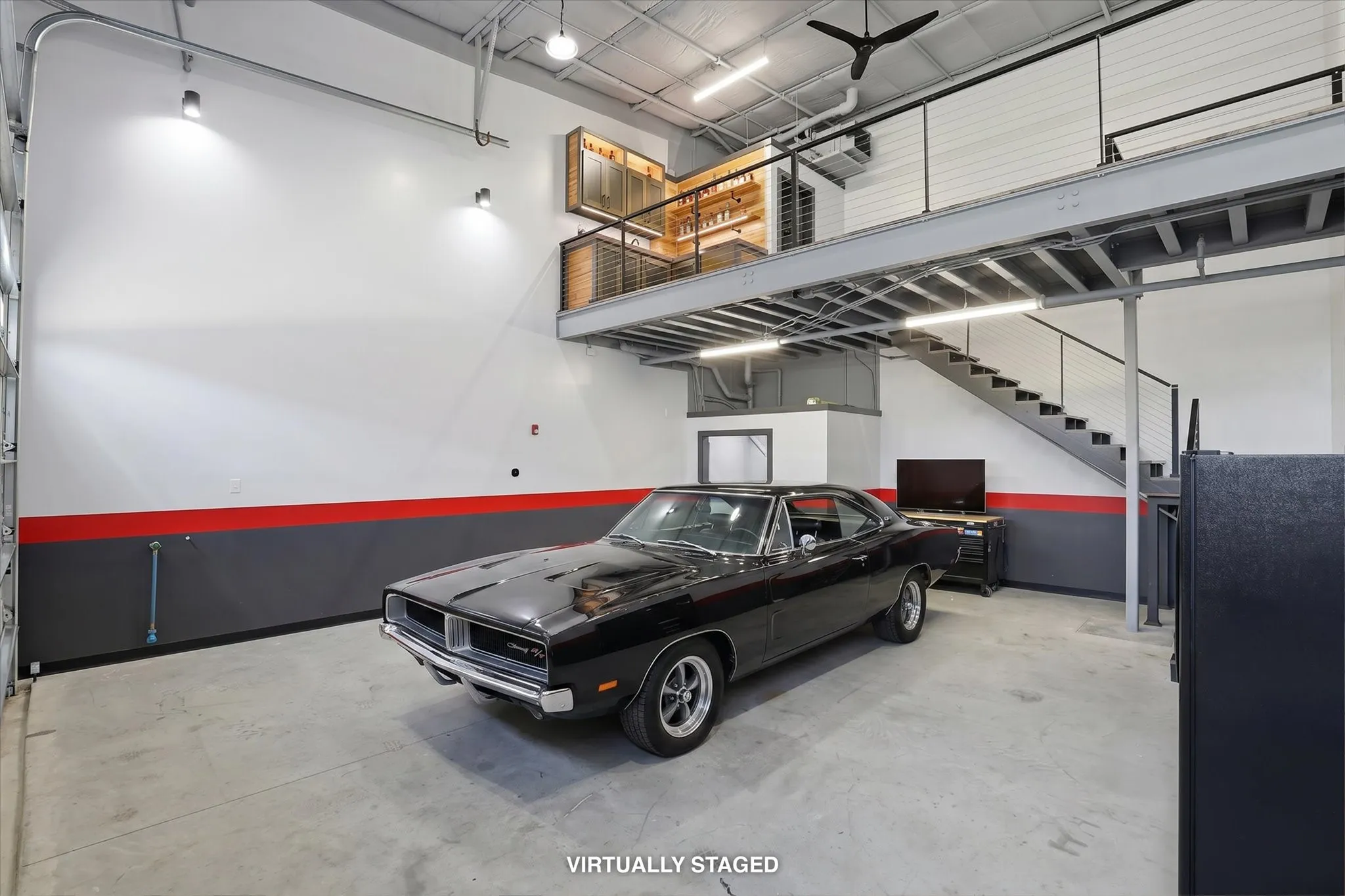 Fully finished and move-in ready (virtually staged with vehicle)