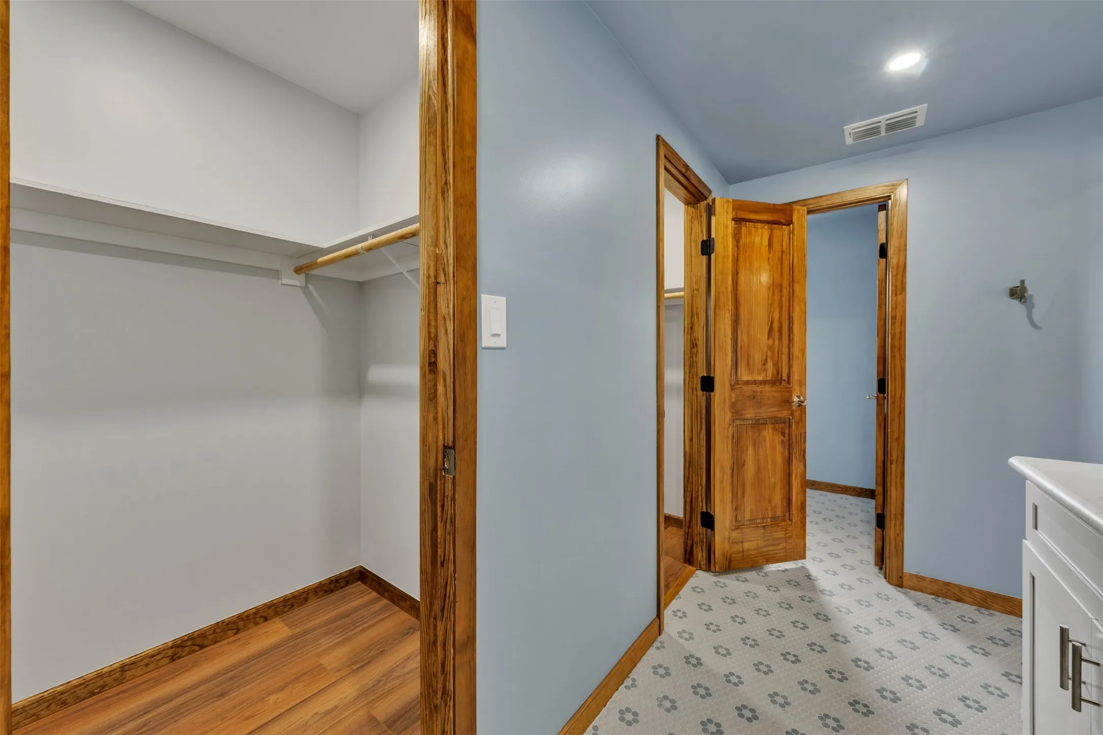 Walk in Closets.