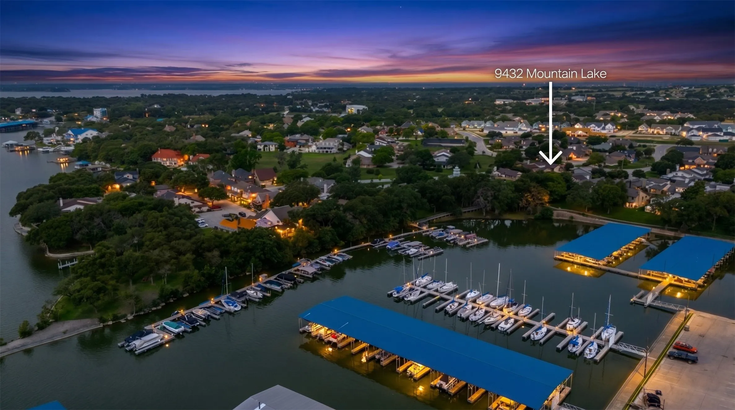 The Landing Marina is steps from the back door.