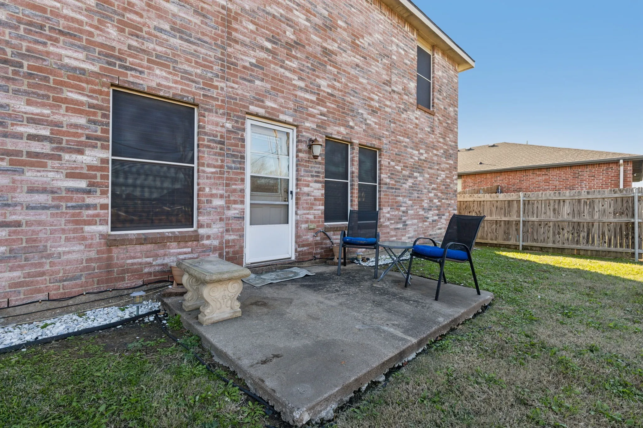 Back Patio.