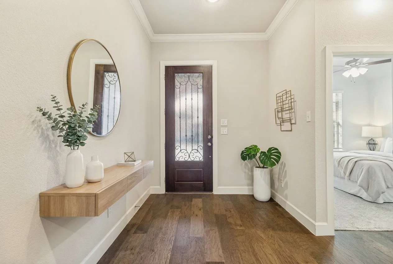Front door with views to Bedroom #1