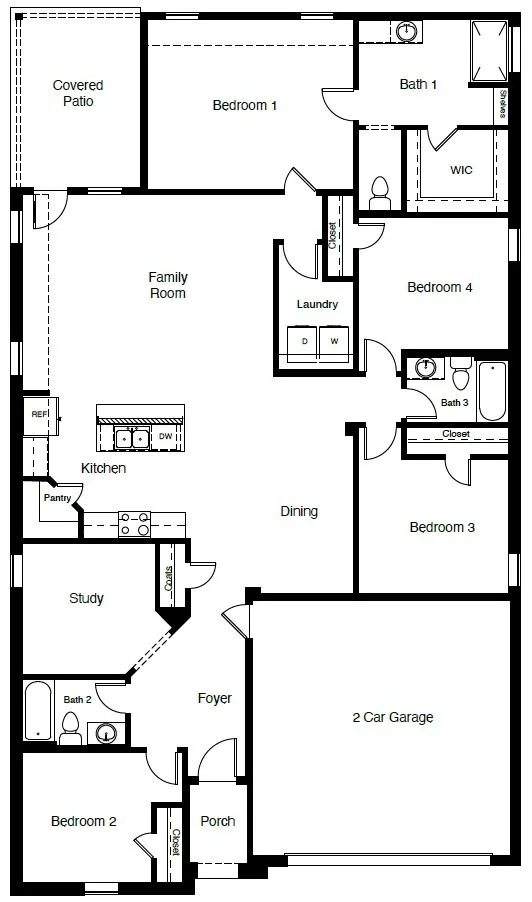 D.R. Horton's  Lakeway floorplan - All Home and community information, including pricing, included features, terms, availability and amenities, are subject to change at any time without notice or obligation. All Drawings, pictures, photographs, video, square footages, floor plans, elevations, features, colors and sizes are approximate for illustration purposes only and will vary from the homes as built.