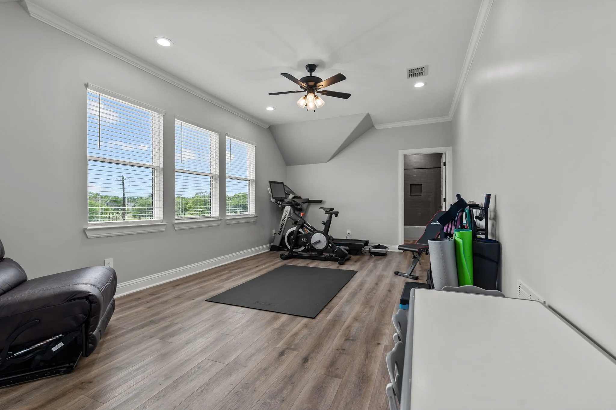 Upstairs living space