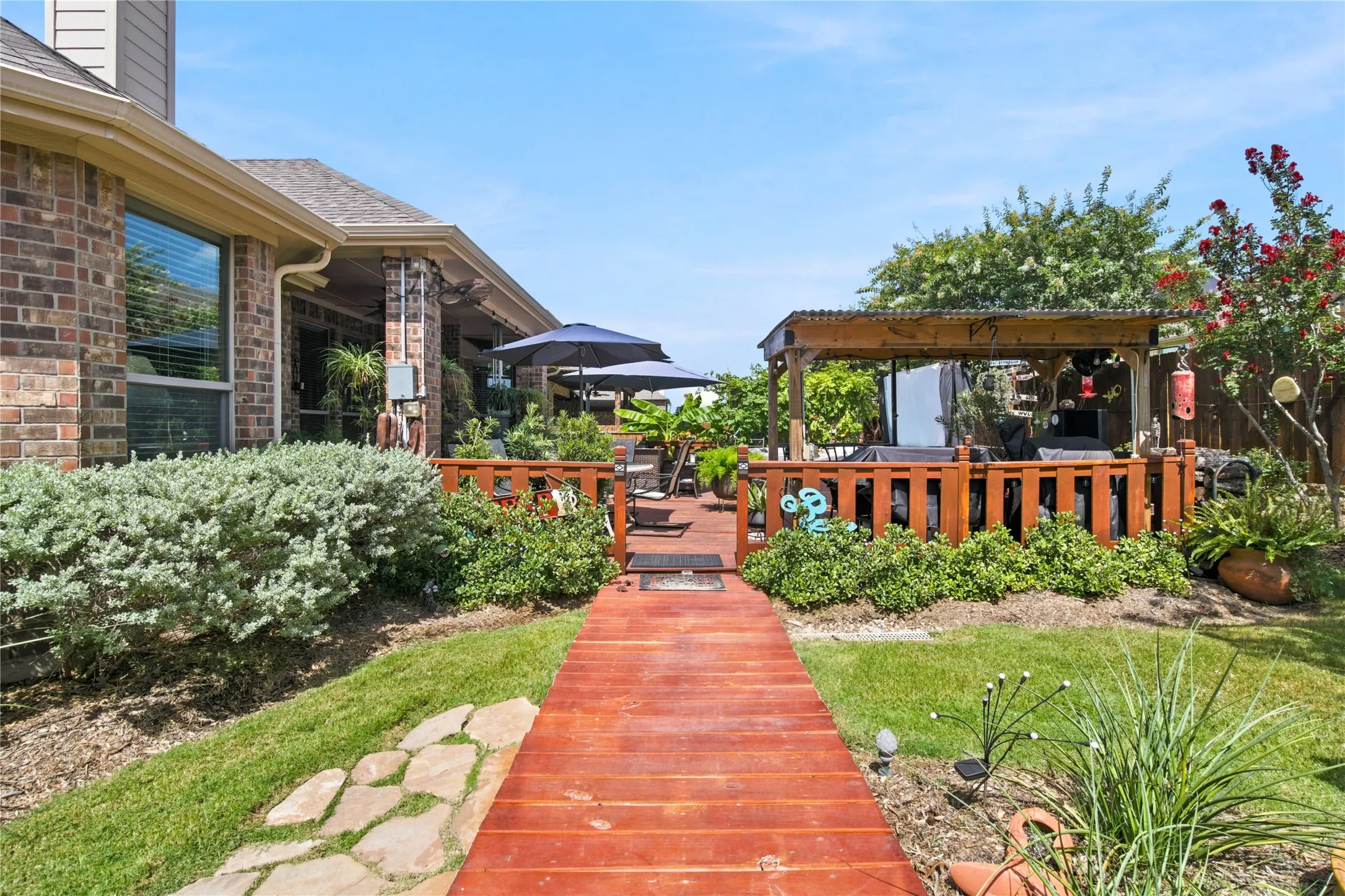 Extended View of Patio