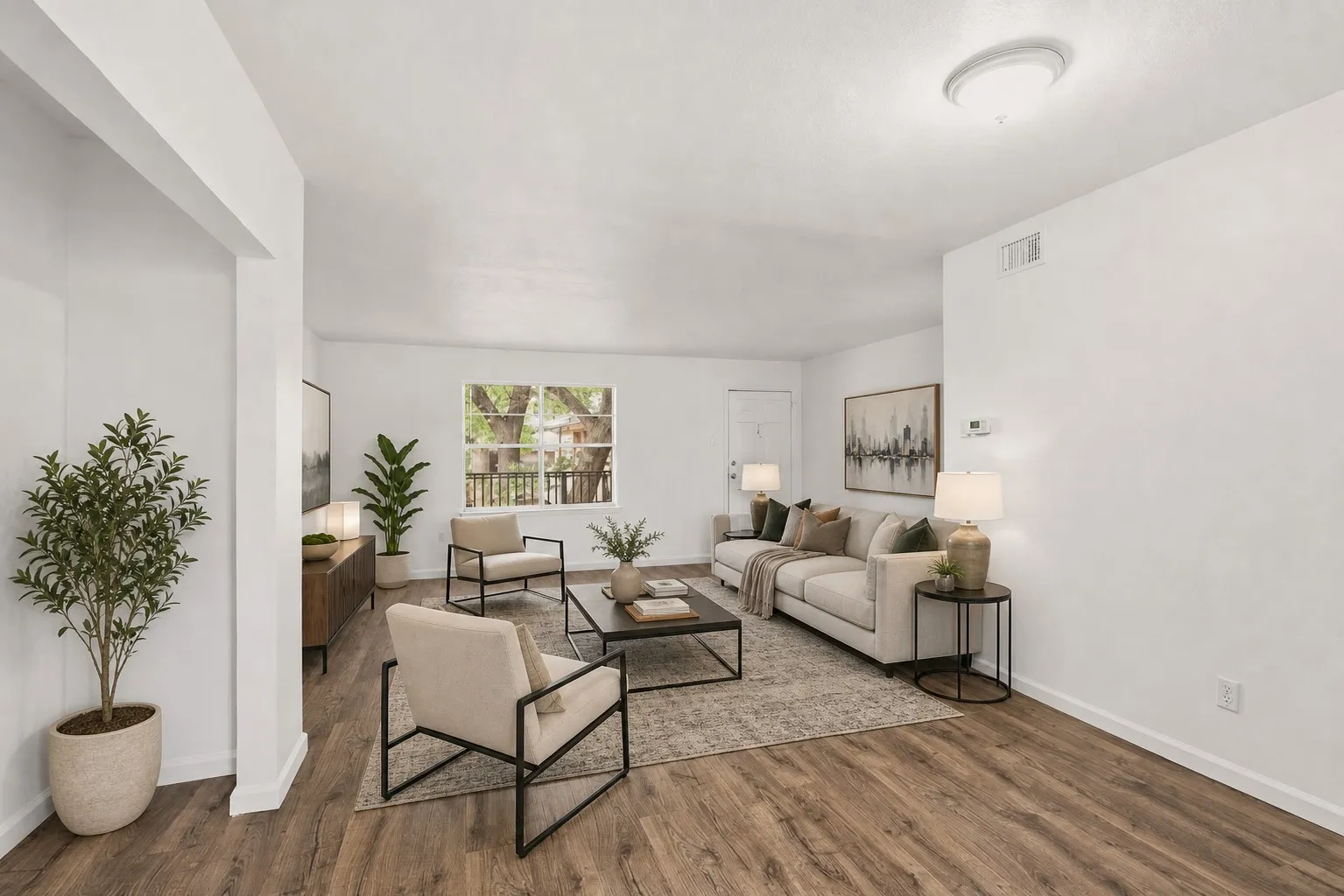 Virtually Staged Living Area