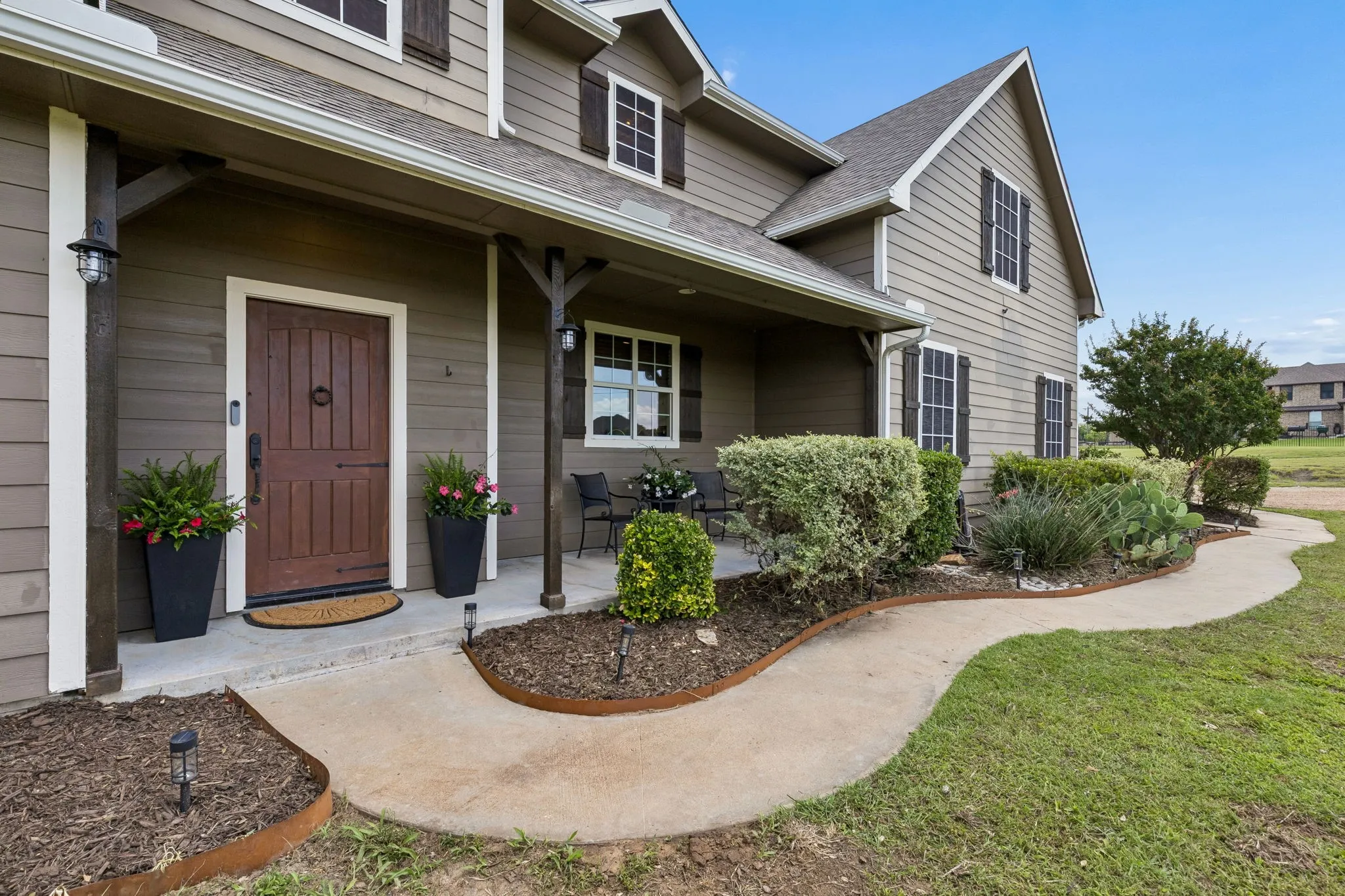 Covered front entry