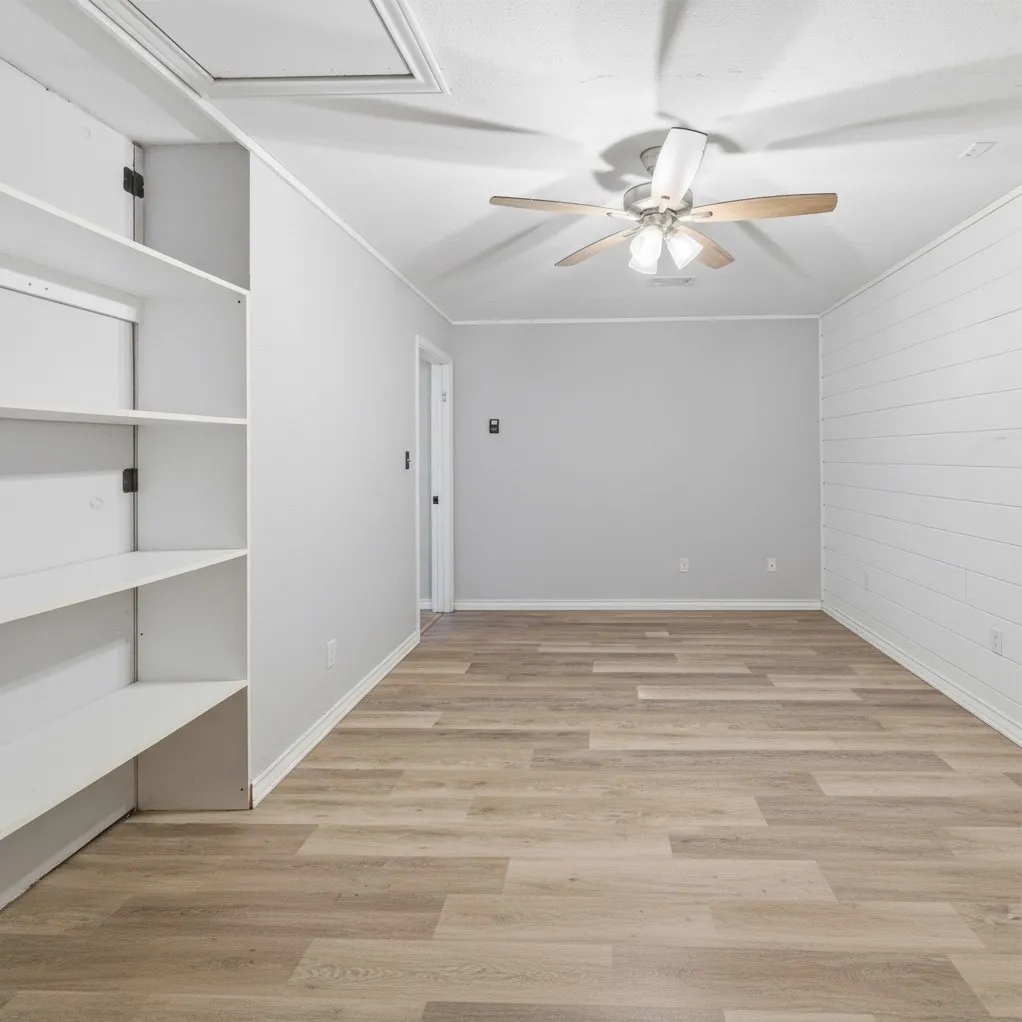 Converted garage into 4th bedroom