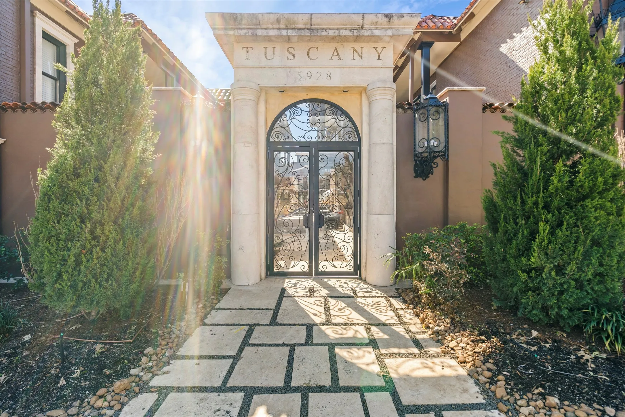 Entrance to The Tuscany Condos