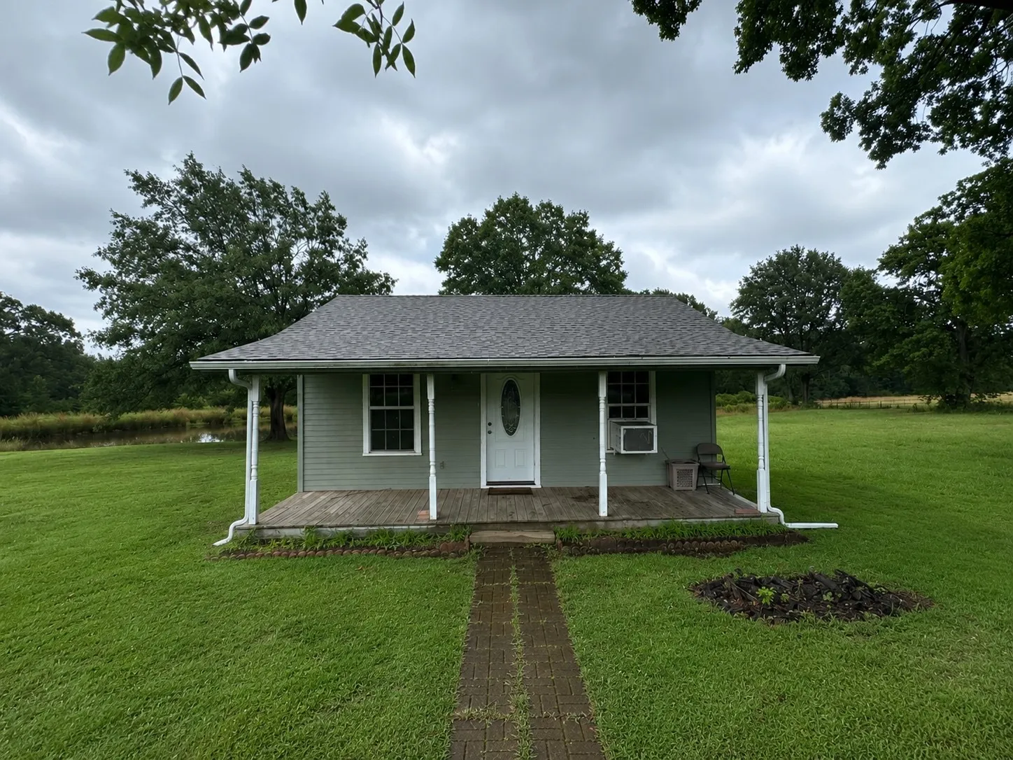 Partially completed guest house.