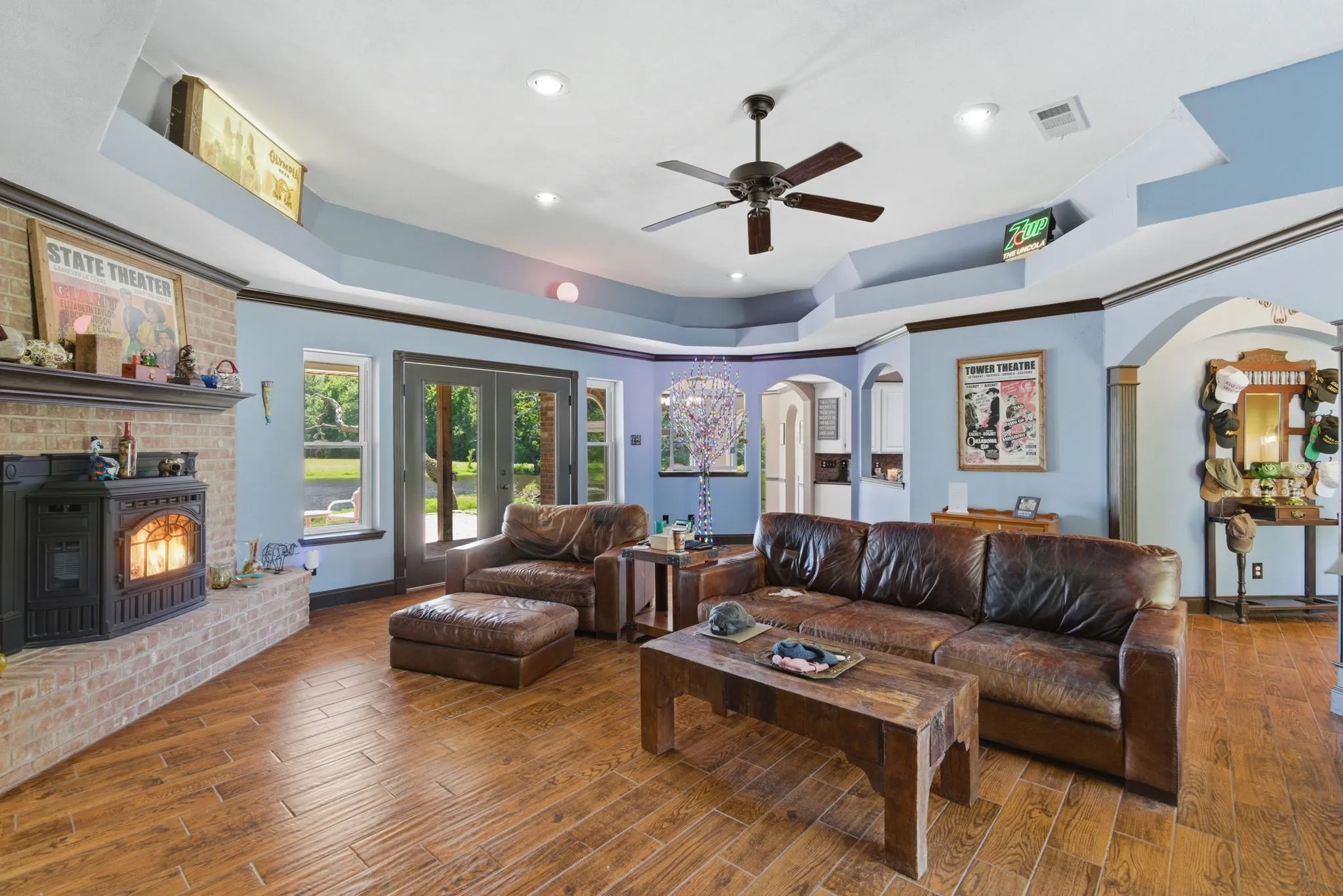 Living room is the perfect hub for entertaining.