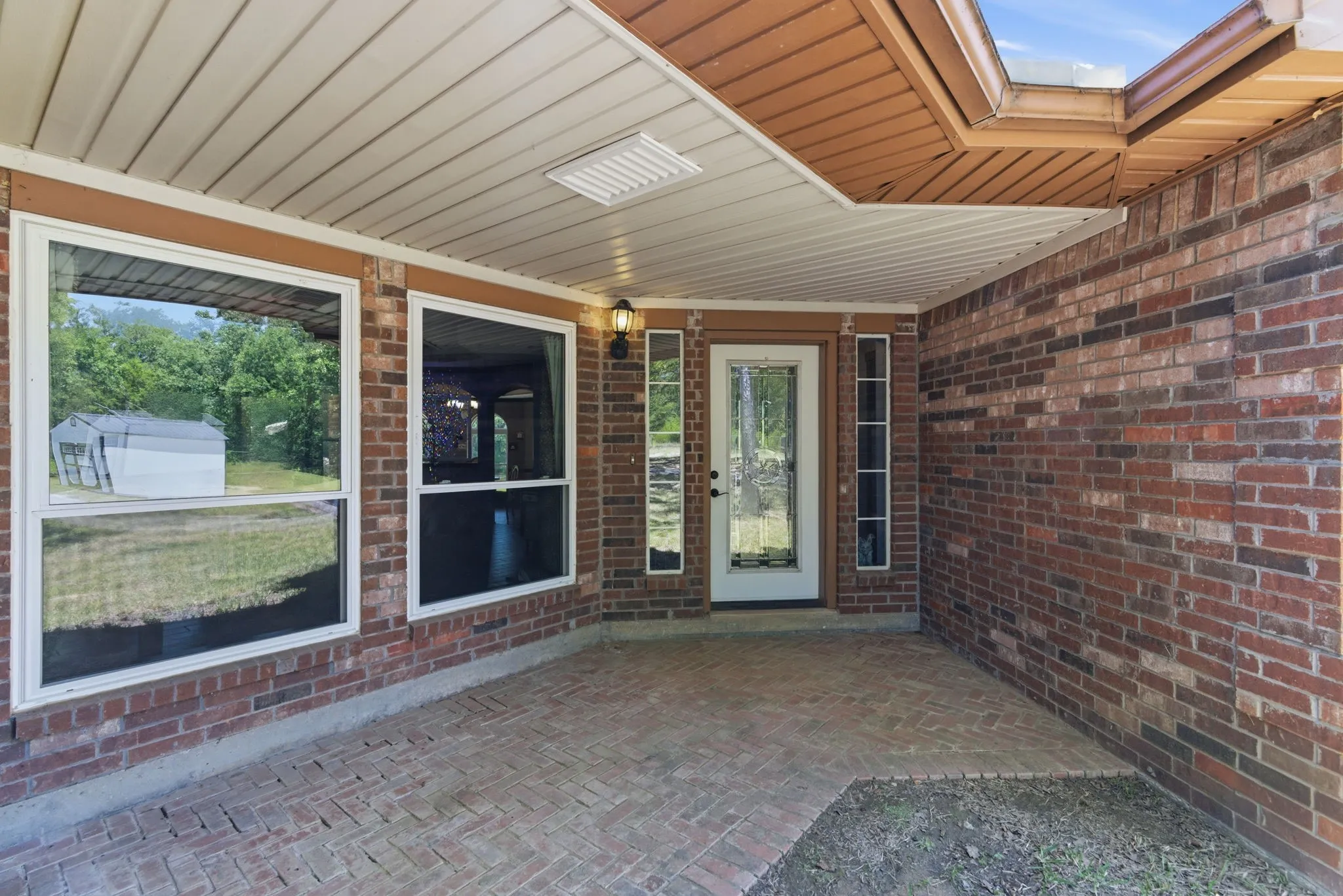 Covered front Entry