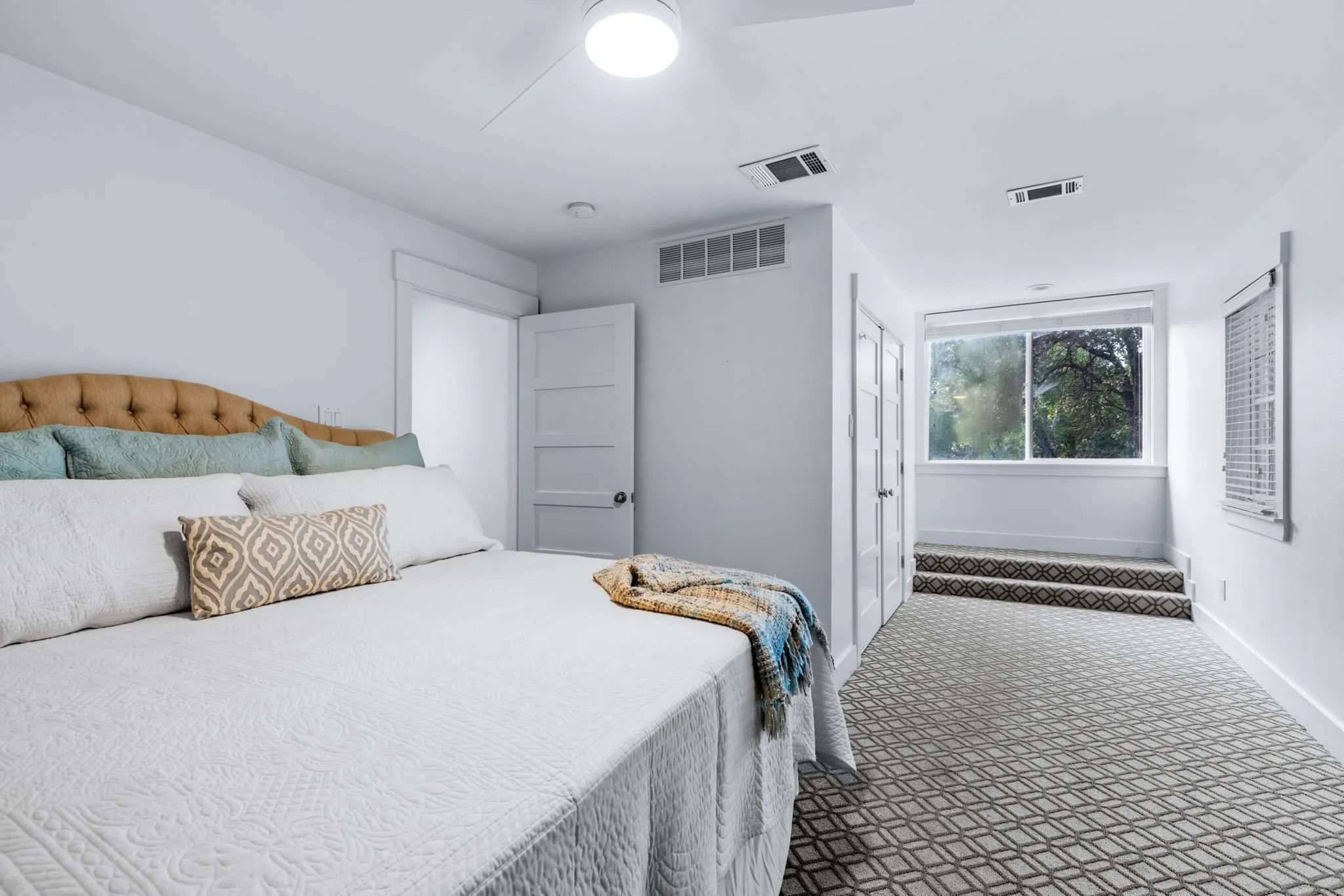 All bedrooms are very spacious with great closet space and privacy.