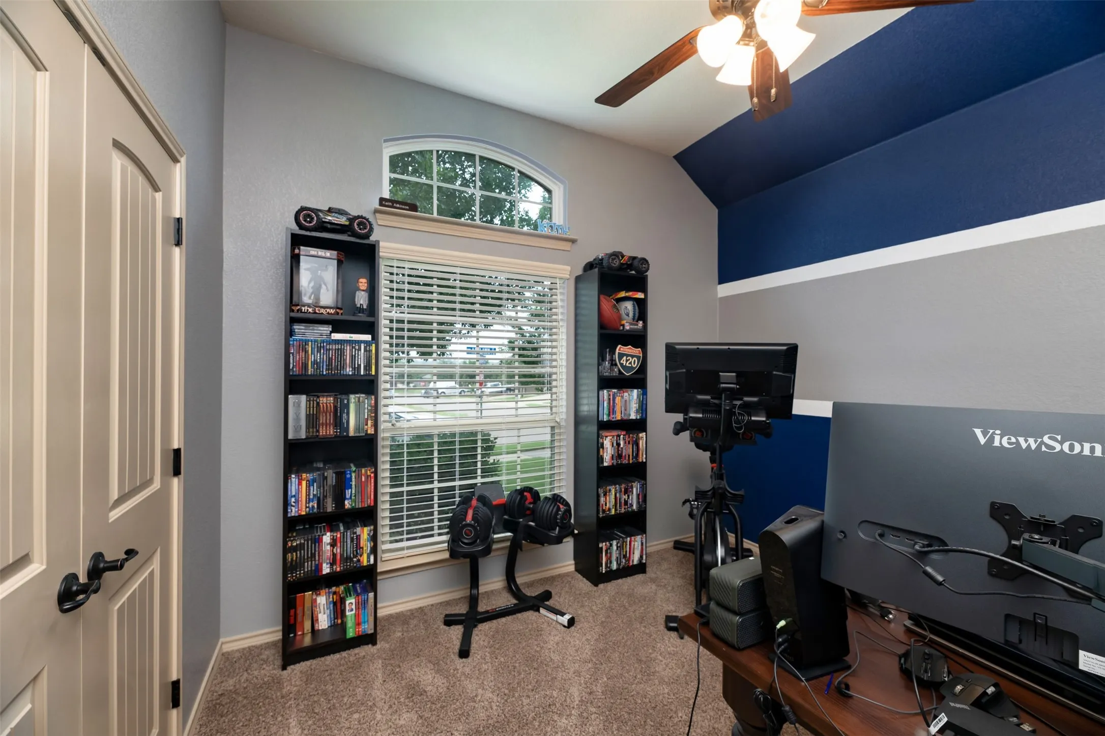 3rd Bedroom area used an an office!  Cowboy fans will love these accent walls!