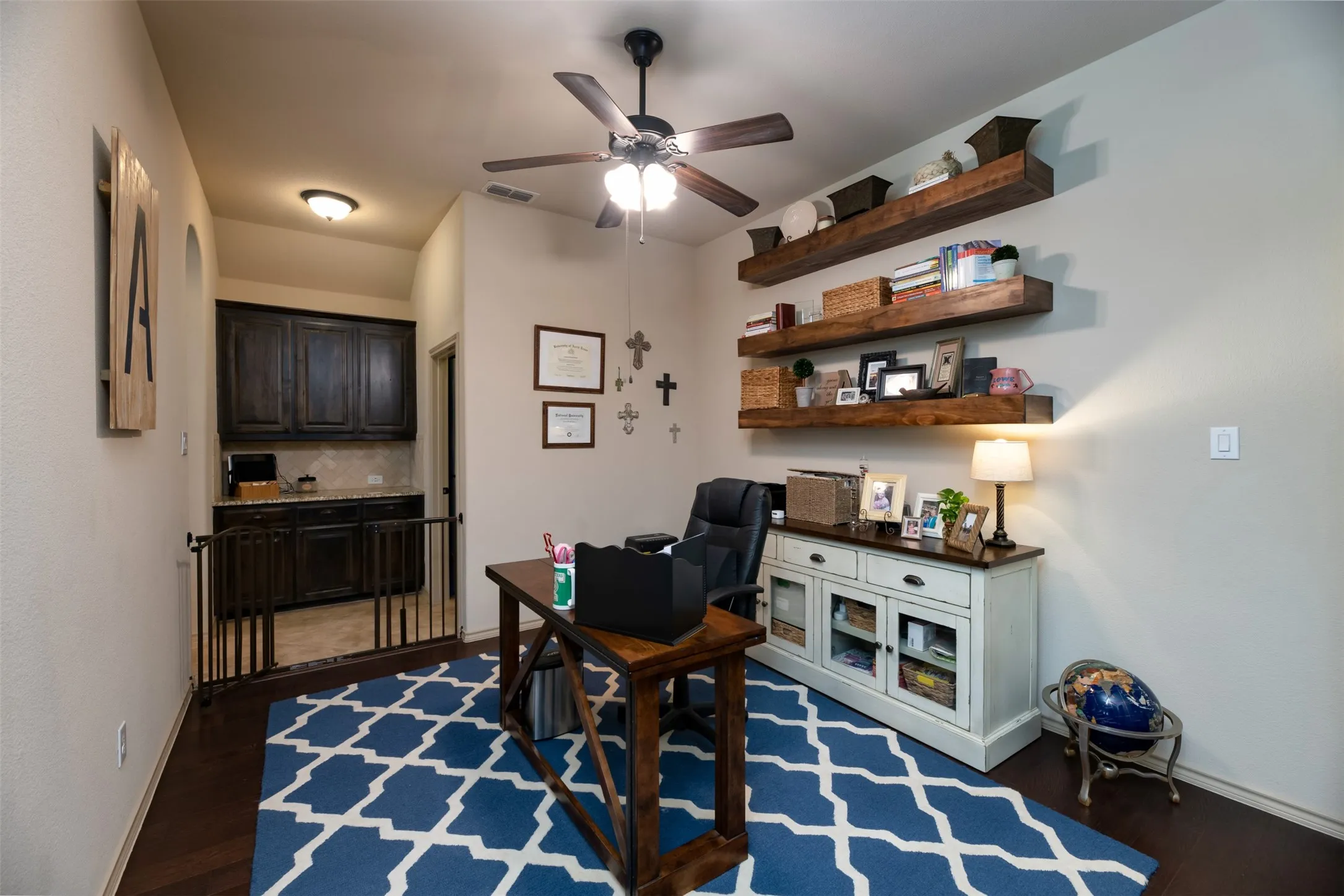 Flexible space to use as shown as an office, formal dining area, craft room, etc.