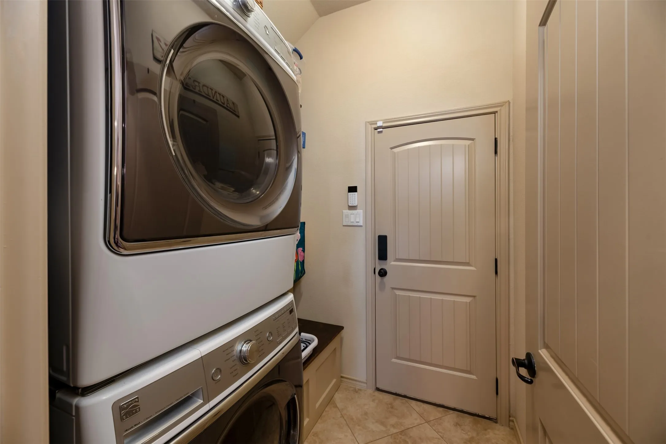 Utility room located near garage