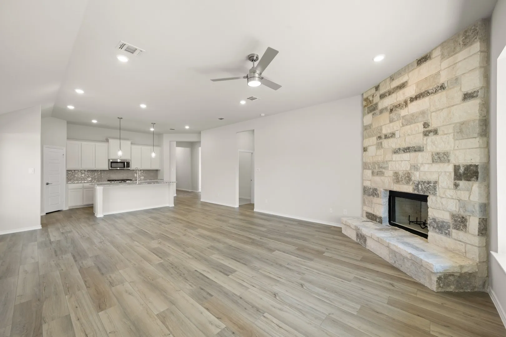 DFW-Hunters Ridge -Concept 1937-1004 Birchwood Drive-Living Room-Risewell Homes-1
