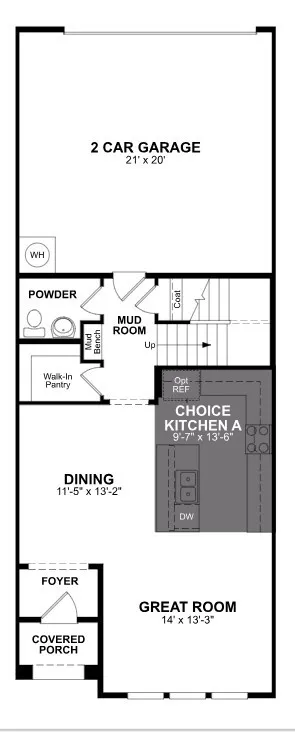 Beazer Homes Waterbend Princeton  Floorplan.