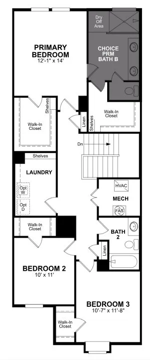Beazer Homes Waterbend Princeton  Floorplan.