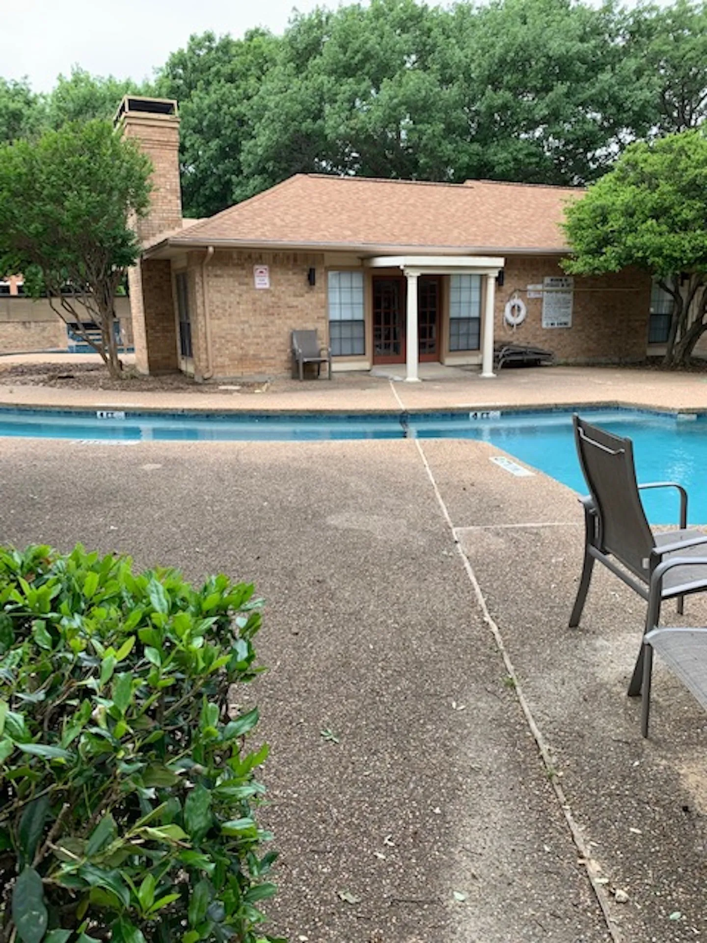 Lazy river pool and clubhouse