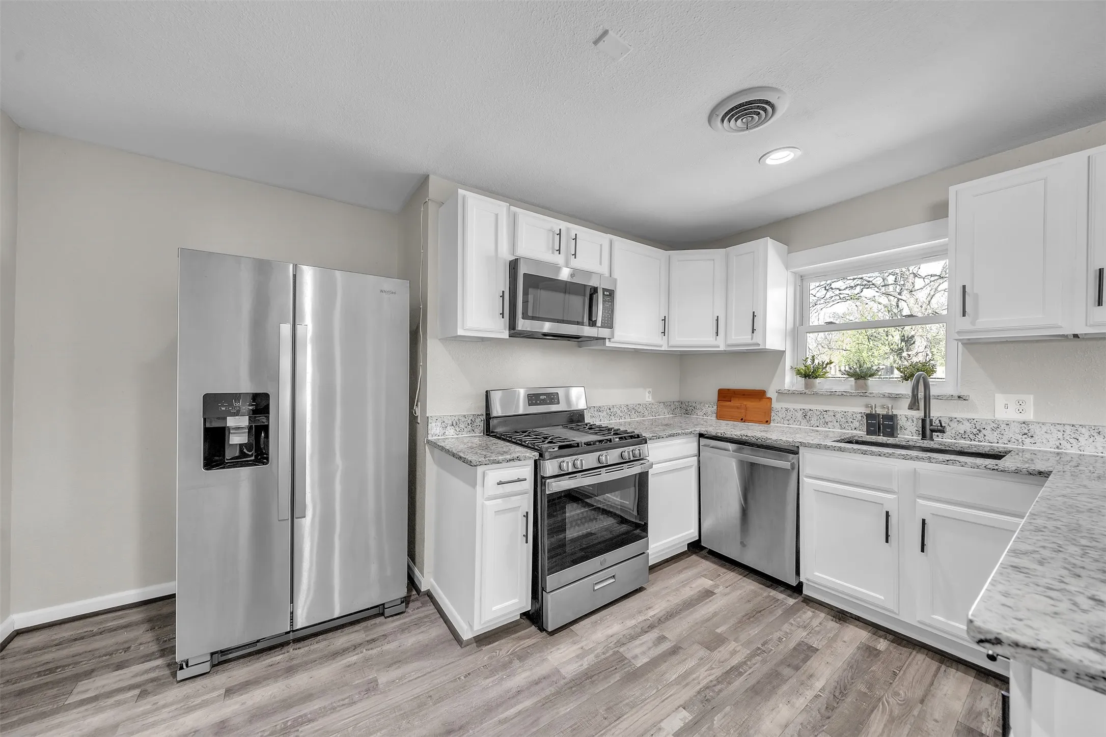 Kitchen opens directly to the great room for an easy, functional layout.