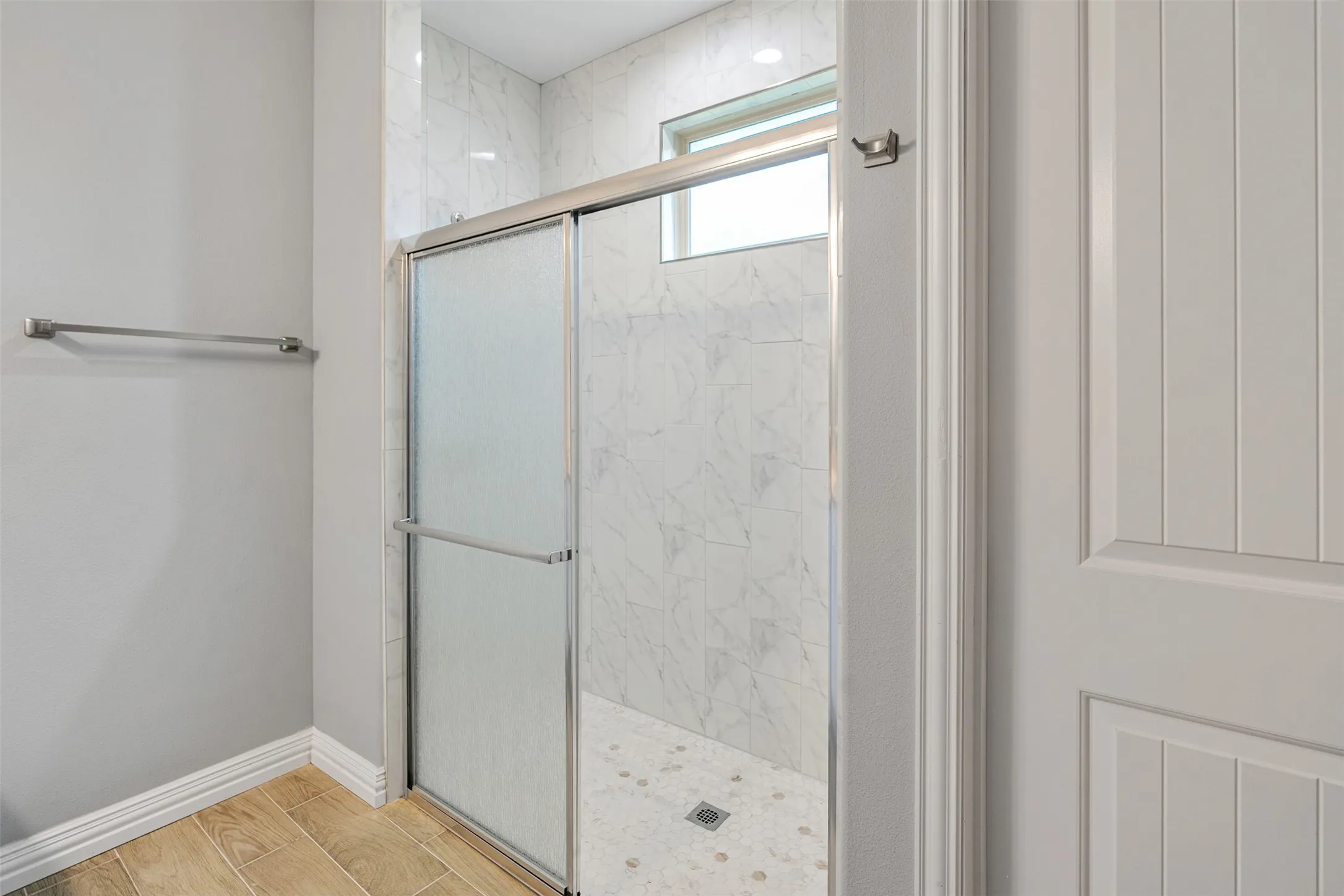 large walk in shower