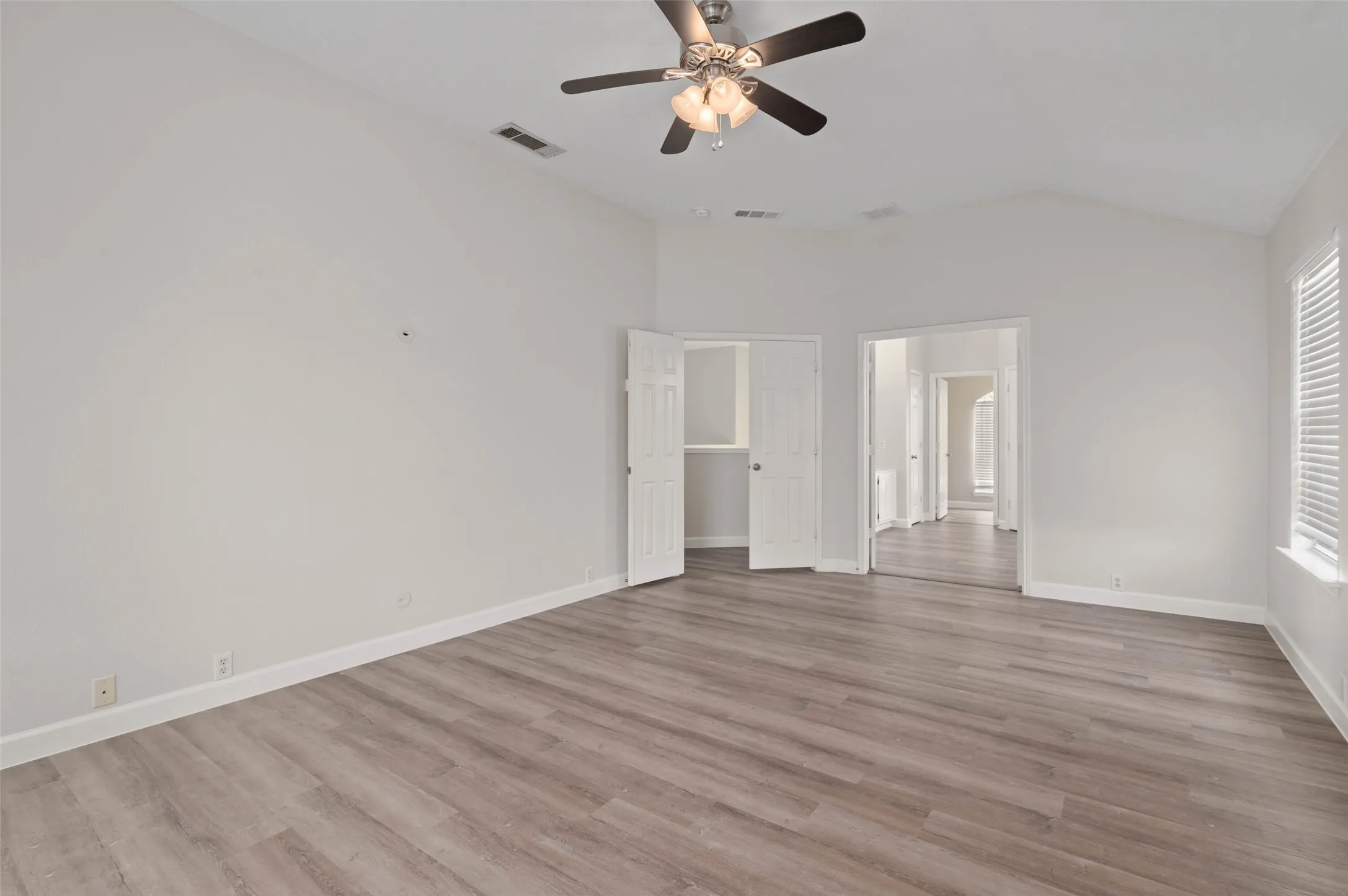 Large primary bedroom with ensuite