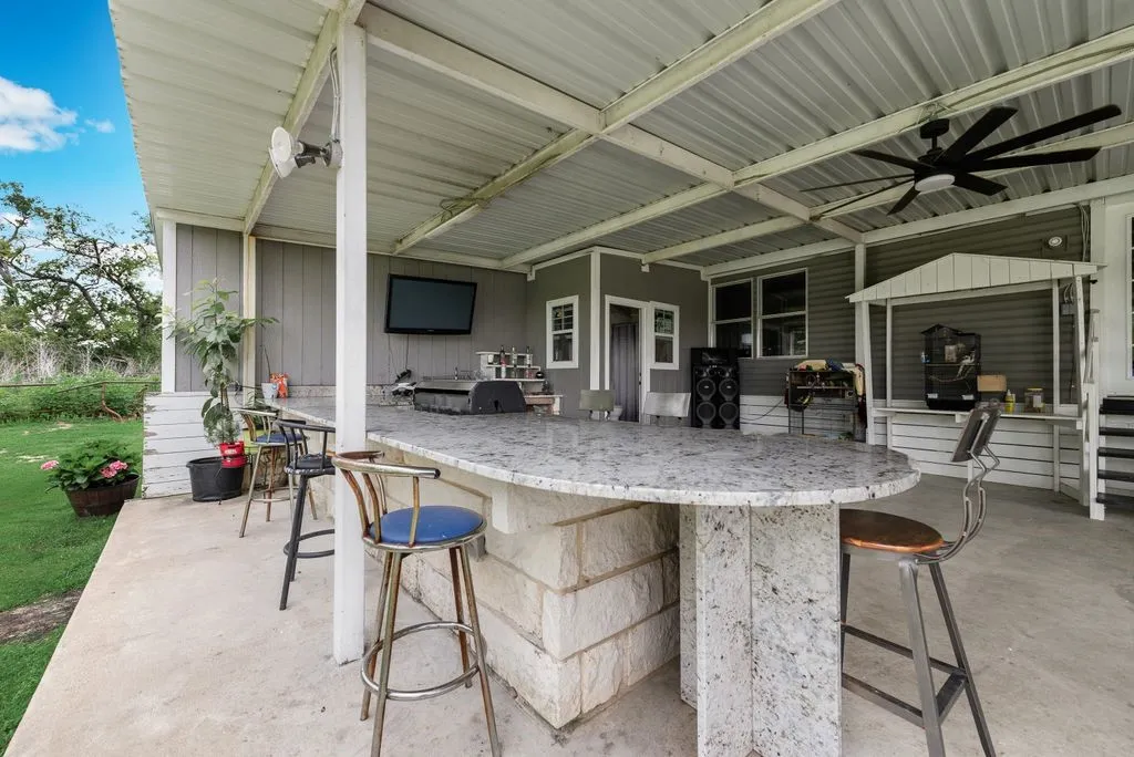 Host, gather, cook-you may spend more time here than inside!