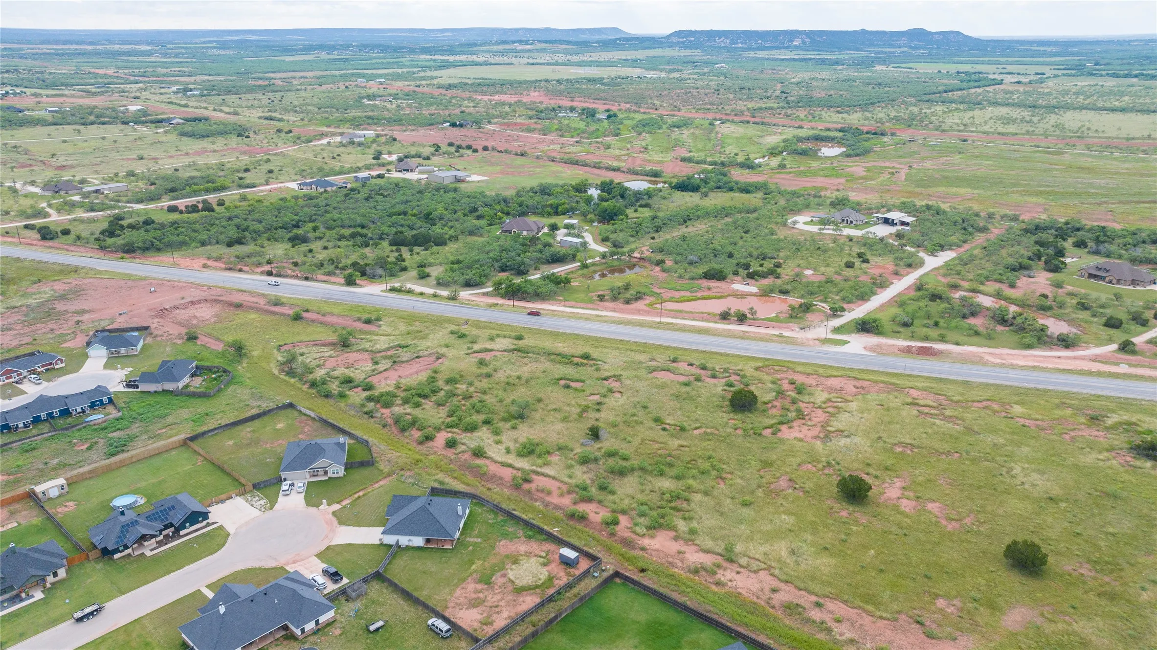 Aerial view facing NW